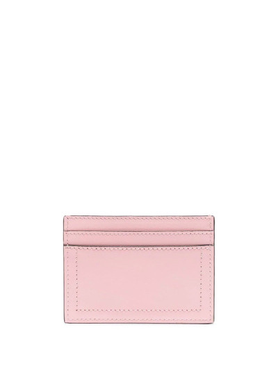 Moschino logo plaque leather cardholder outlook