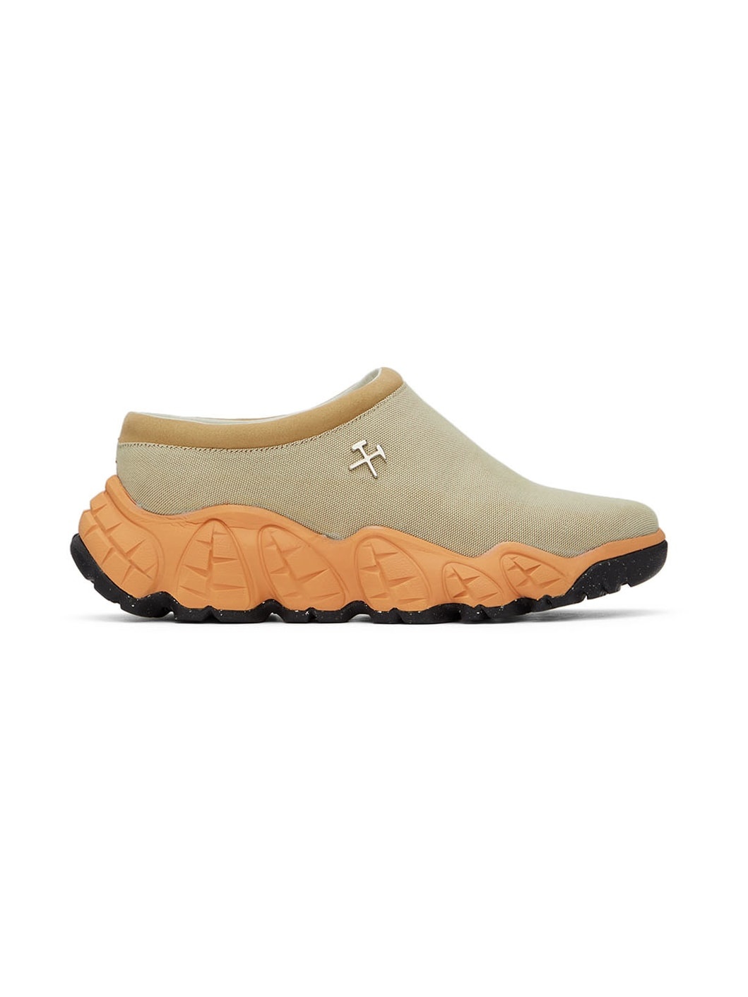 Beige Canvas Sneakers - 1