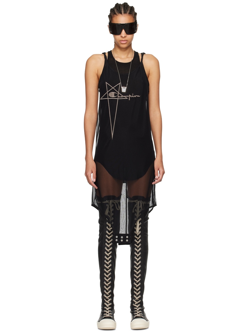 Black Champion Edition Basketball Minidress - 1