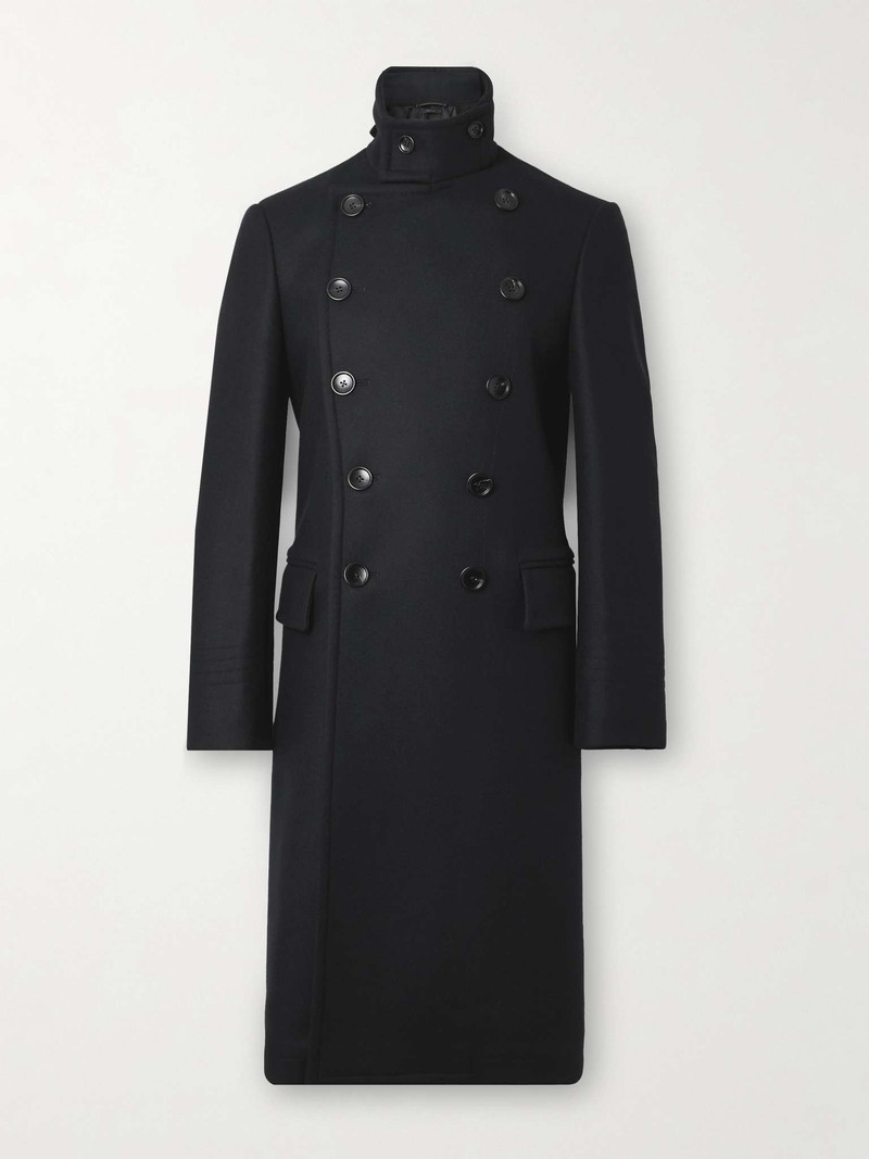 Double-Breasted Wool-Felt Coat 1