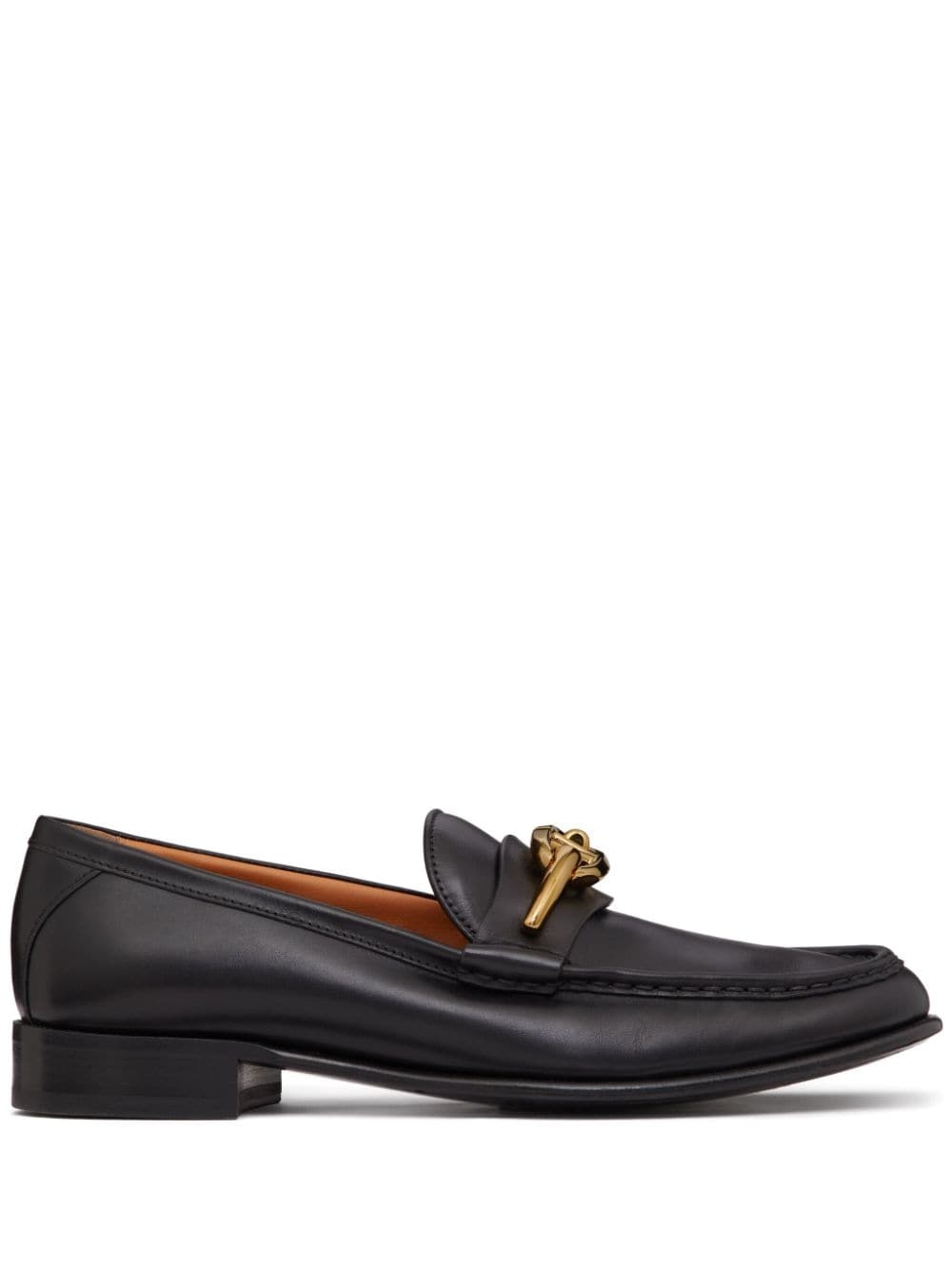 VLogo Moon leather loafers - 1