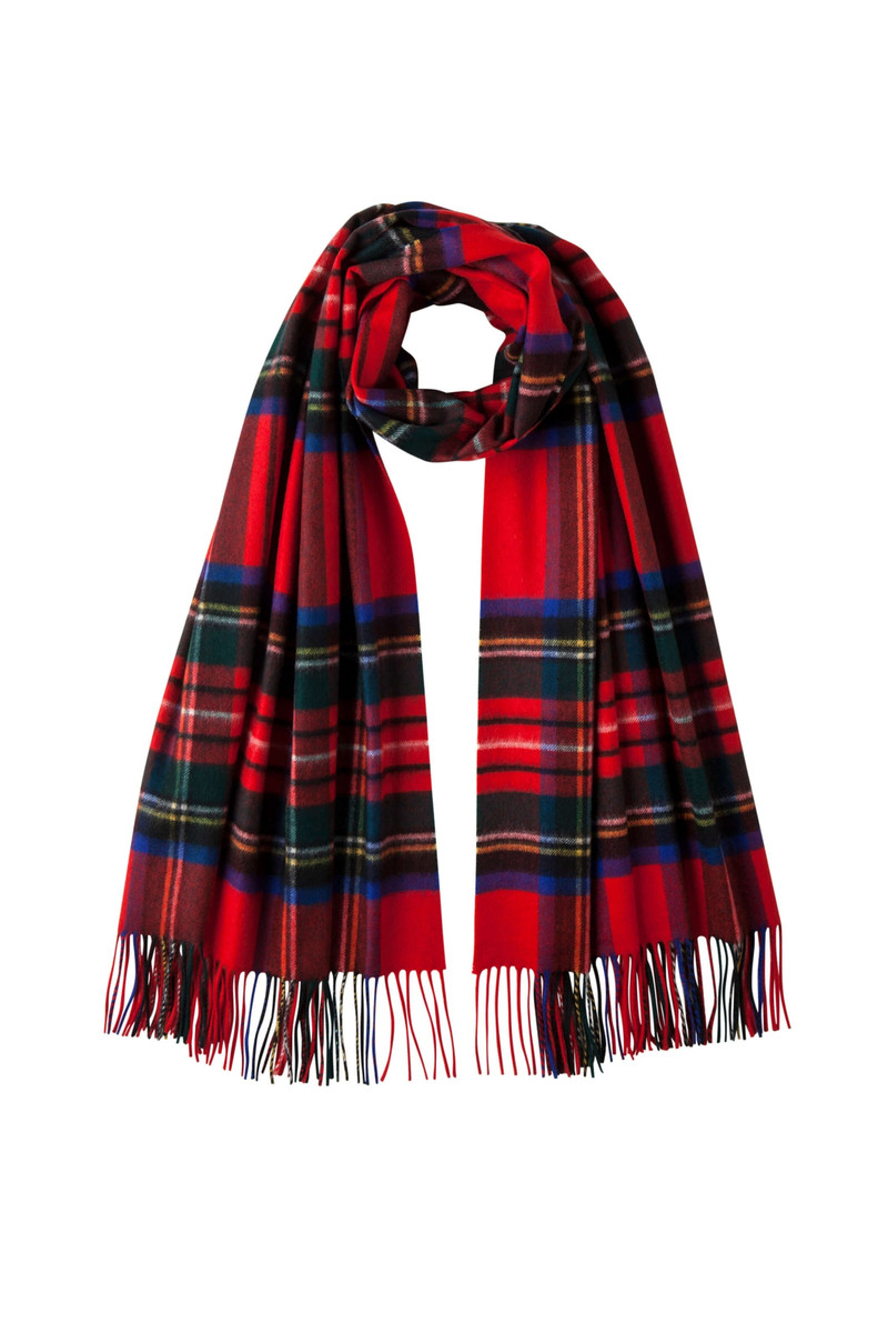 Tartan Cashmere Stole 1