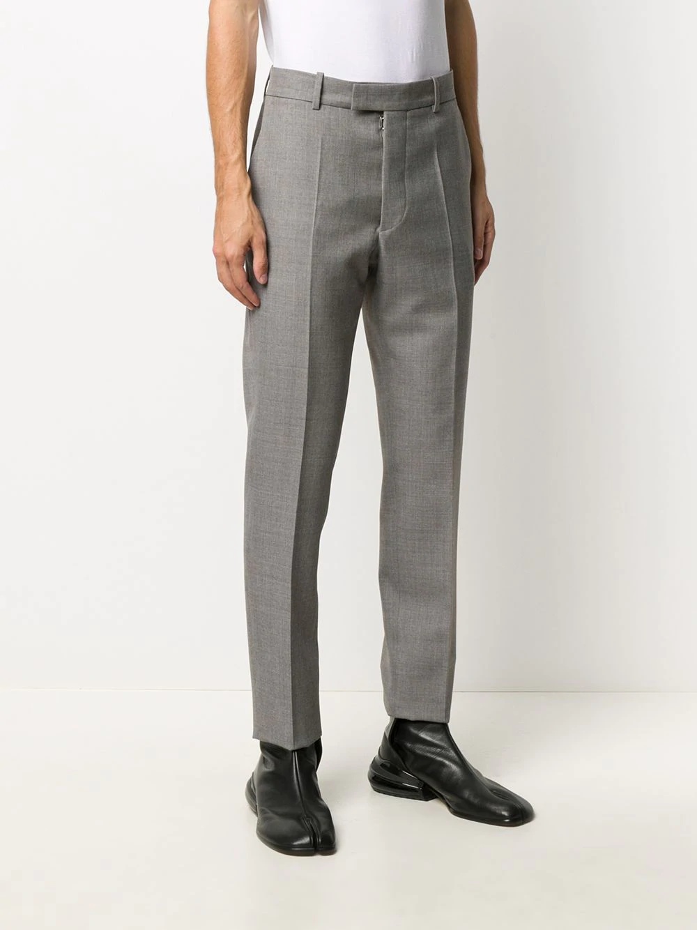 slim-fit tailored trousers  - 3