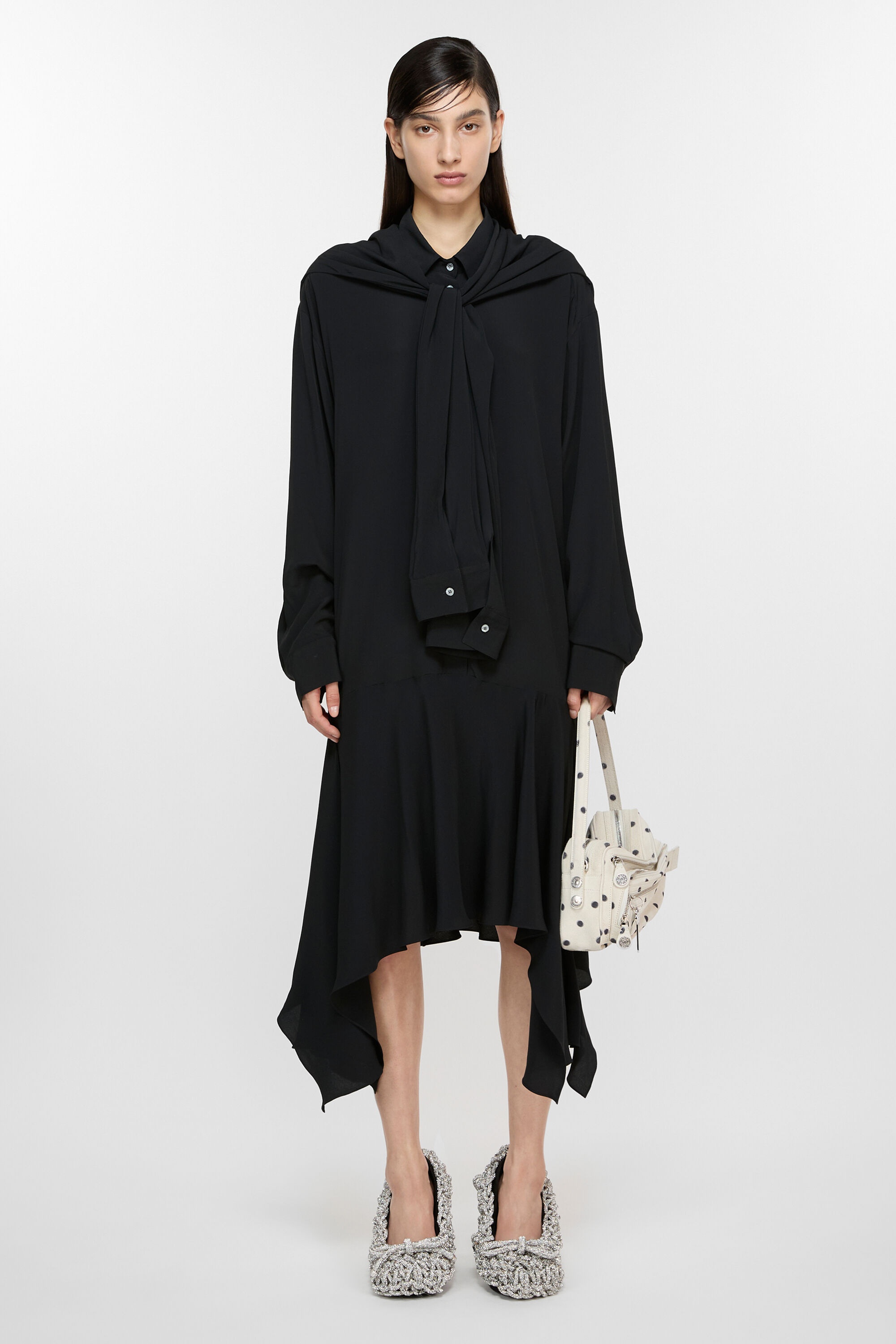 Layered dress - Black - 2