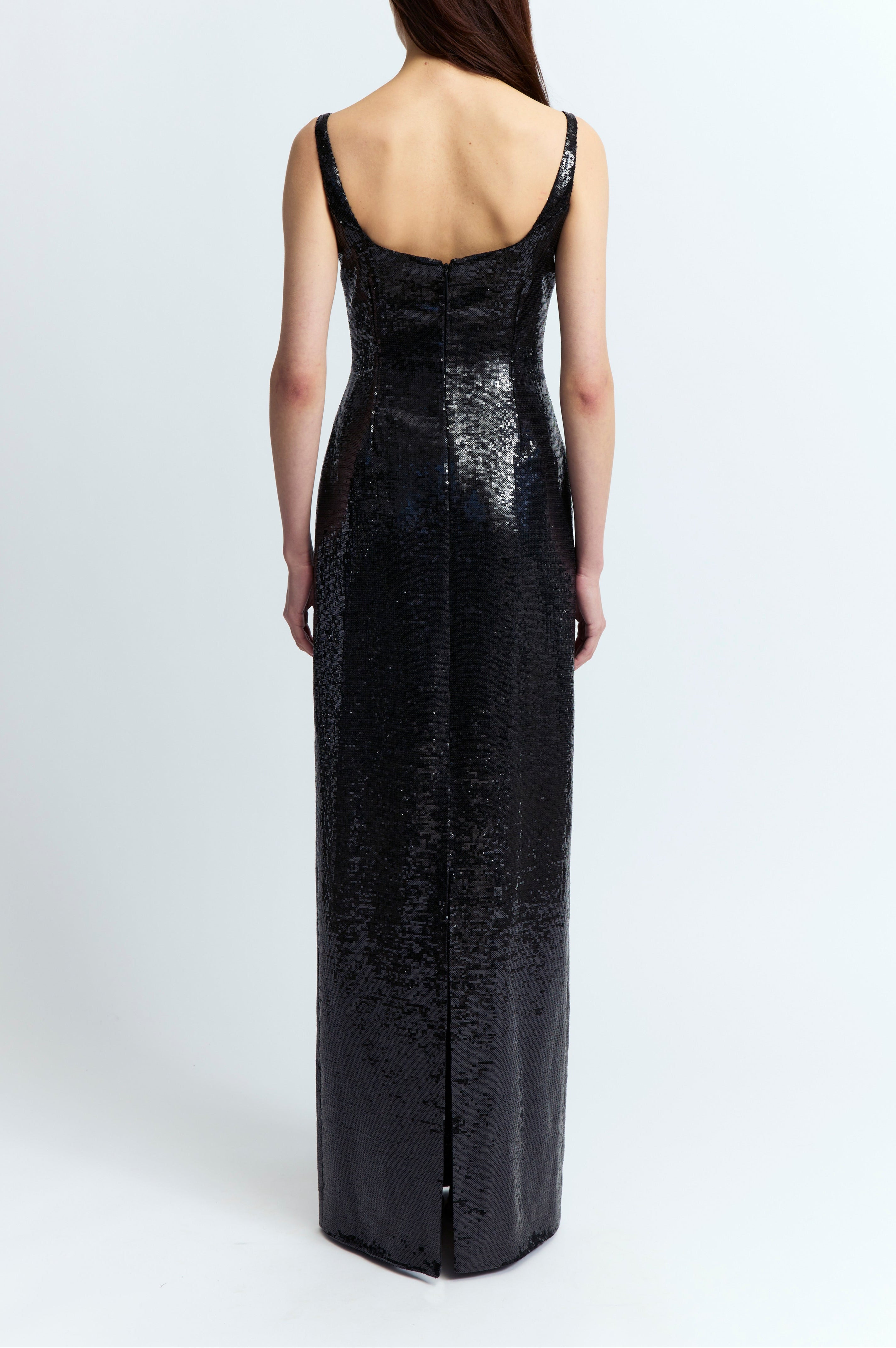 ELECTRA GOWN IN LINEN SEQUIN - 4