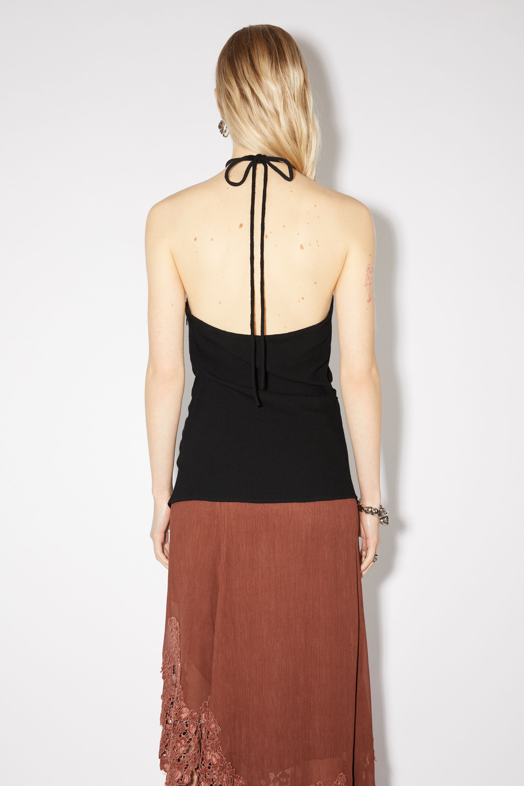 Halter top - Black - 3
