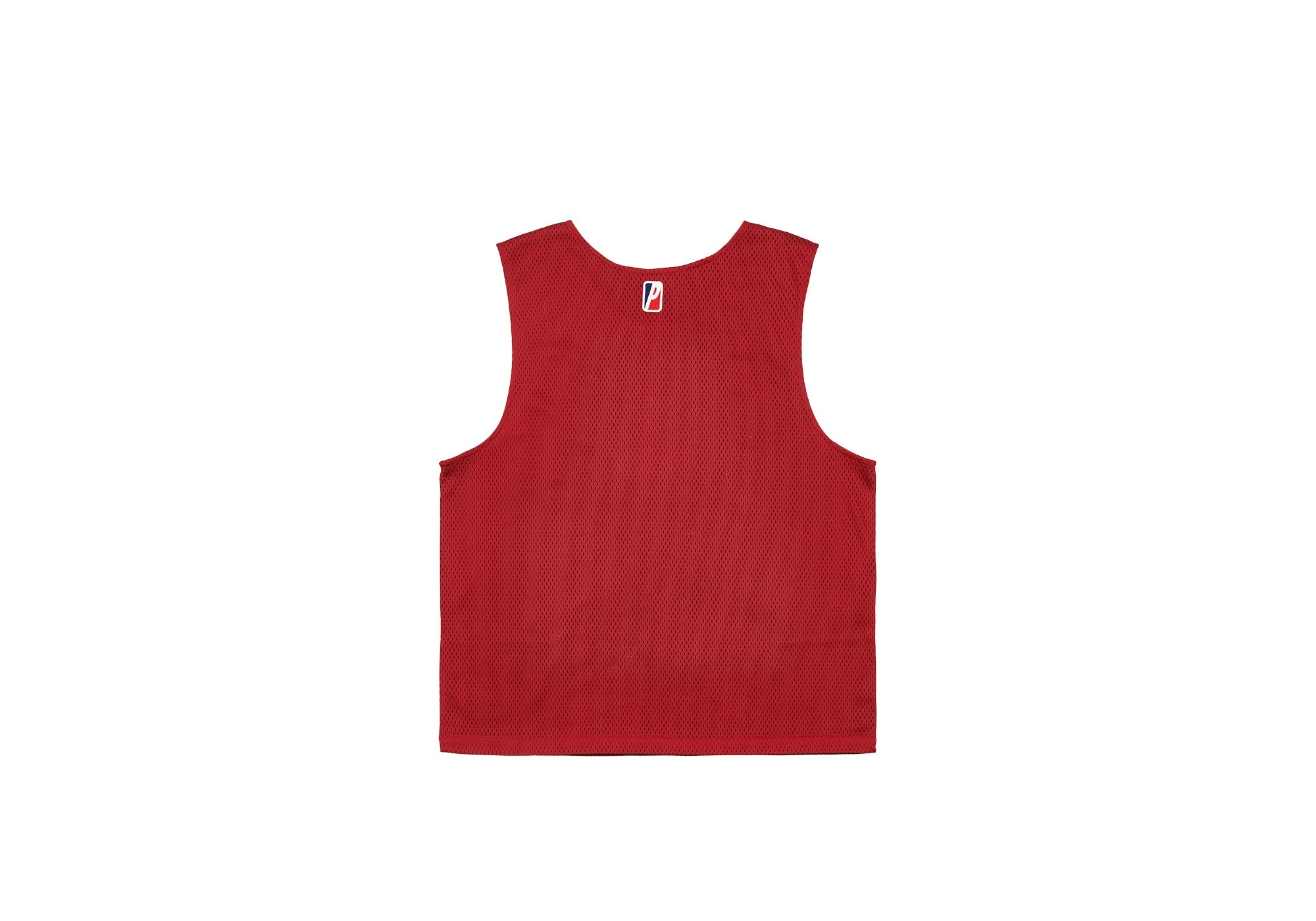 MESH PRACTICE VEST BLACK / RED - 4