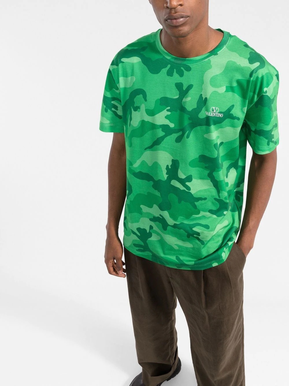 camouflage-print cotton T-shirt - 3