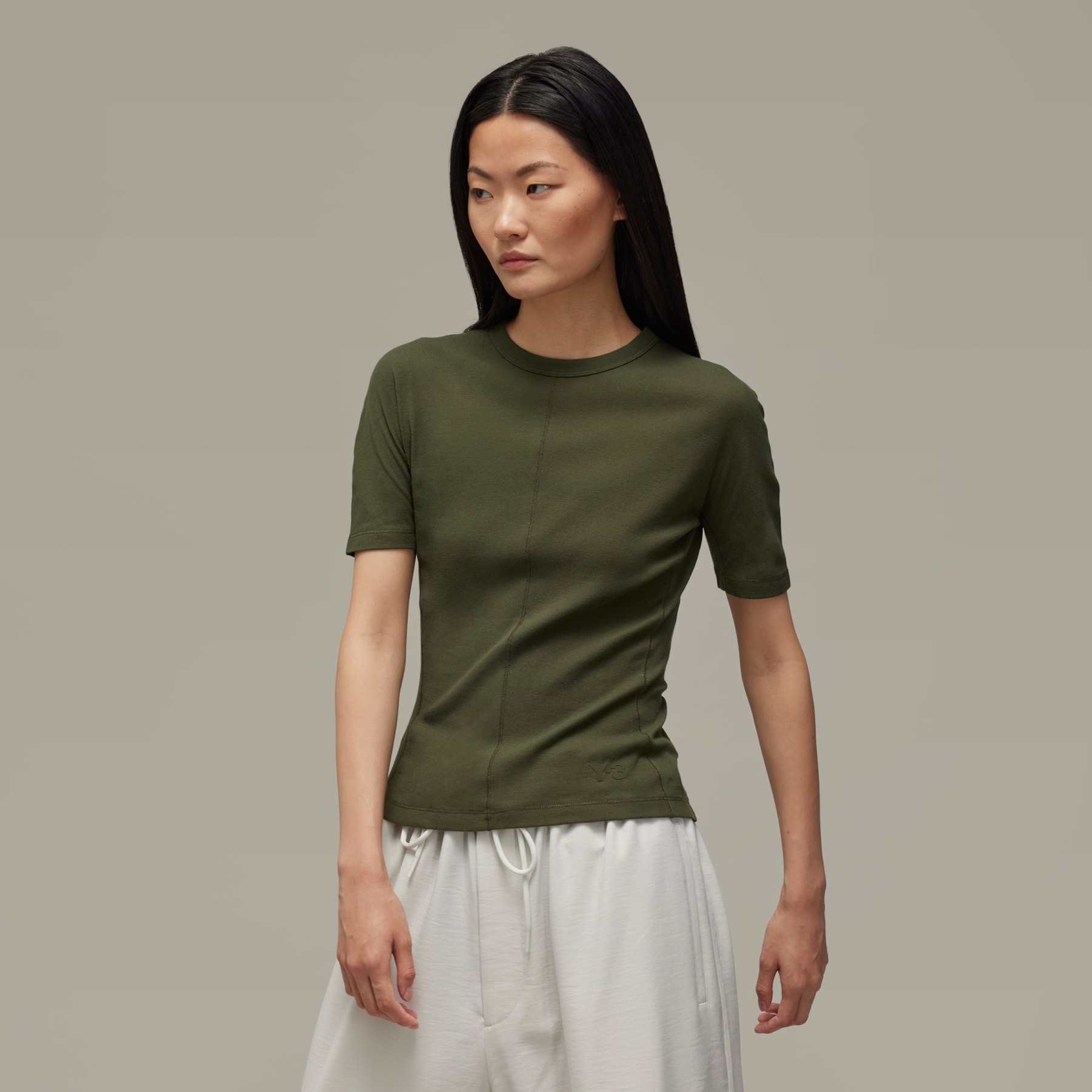 Y-3 Fitted Short Sleeve Tee - 4