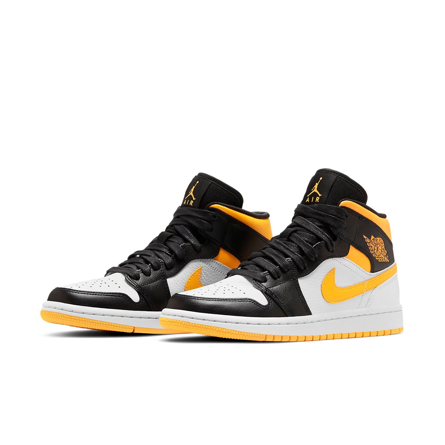 (WMNS) Air Jordan 1 Mid SE 'White Laser Orange' CV5276-107 - 3