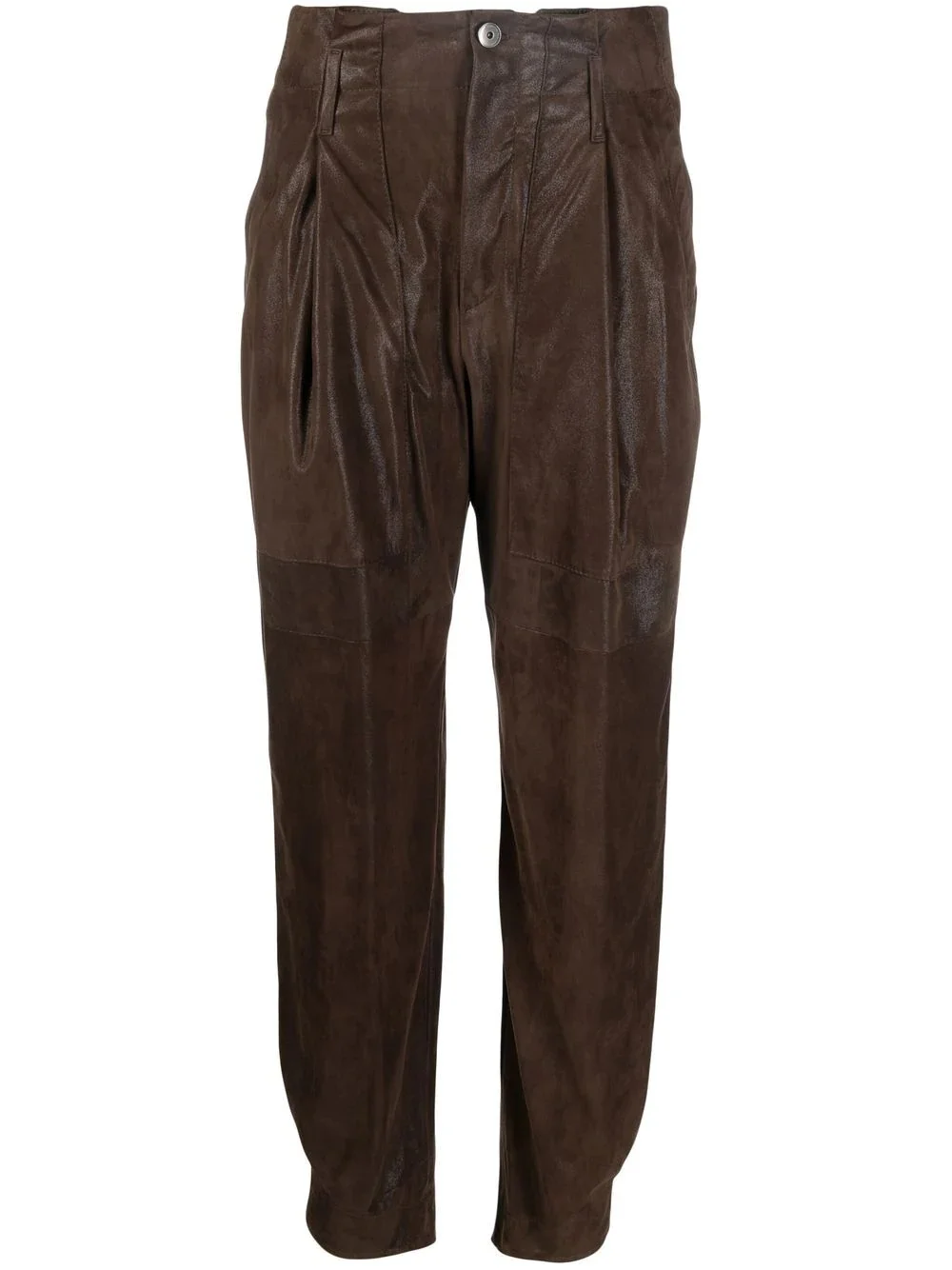 tapered-leg woven trousers - 1