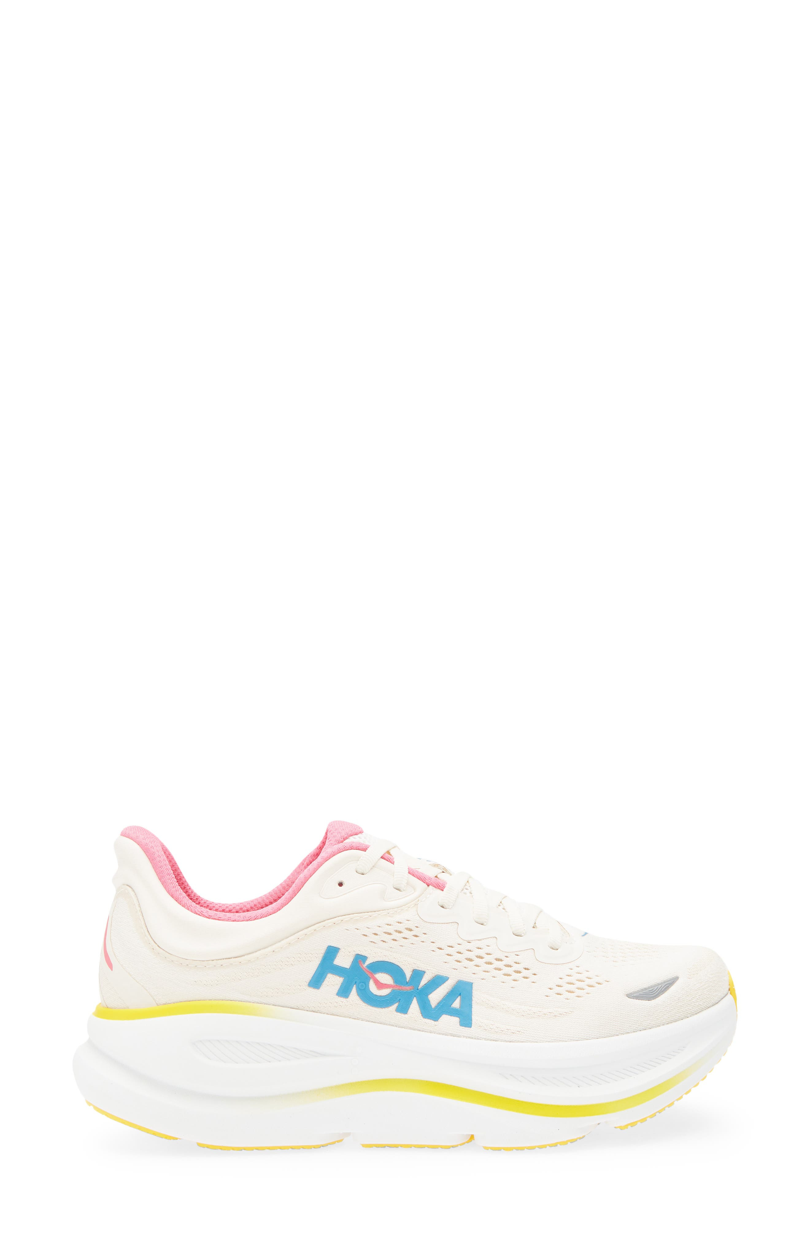 HOKA Bondi 9 Running Shoe in Alabaster /Birch at Nordstrom - 3