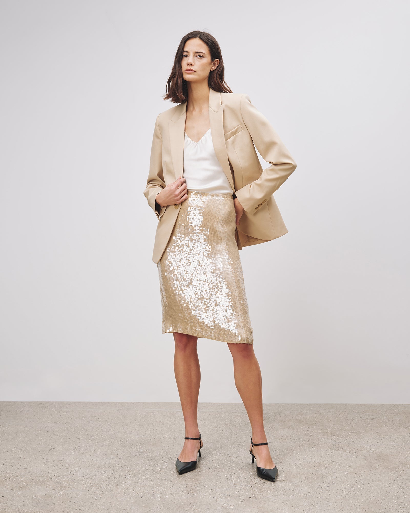 BONNE SEQUIN SKIRT - 1