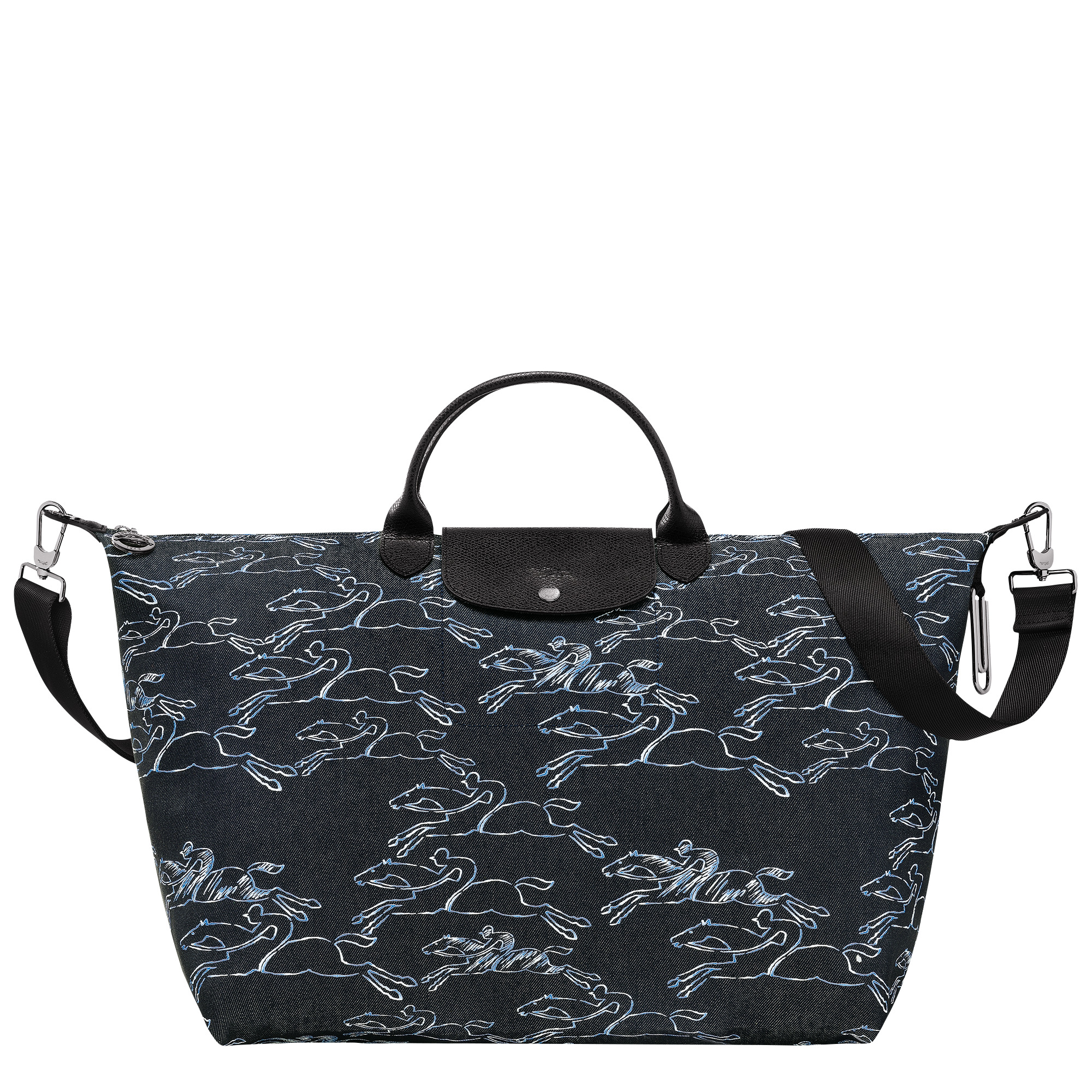 Le Pliage Collection Travel bag Navy - Canvas - 1