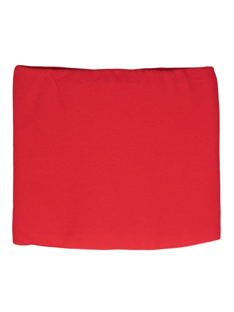 Blumarine low-rise crepe miniskirt outlook