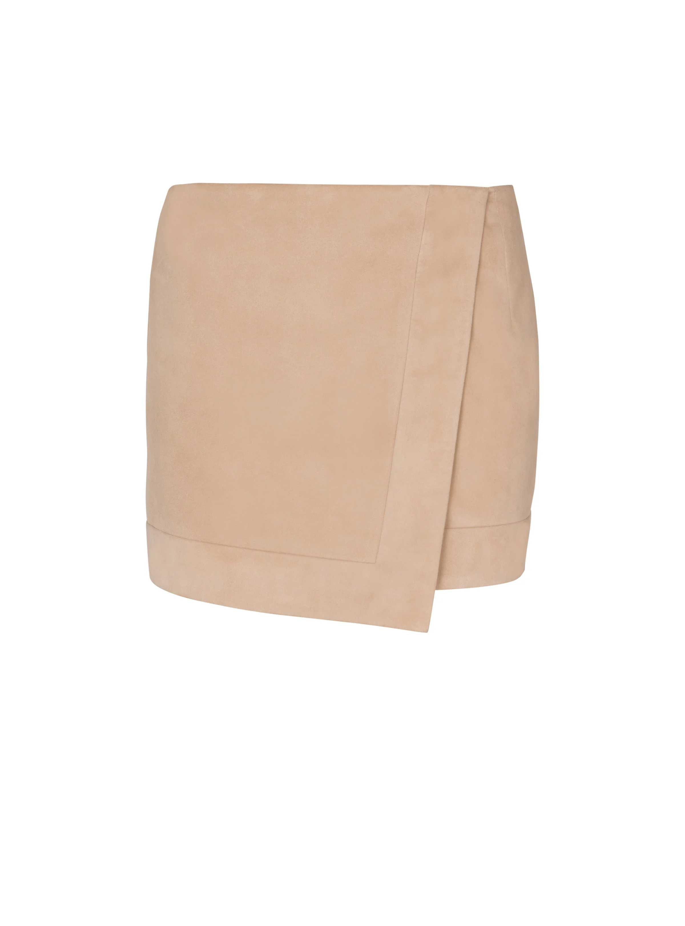 Suede wrap skirt - 1