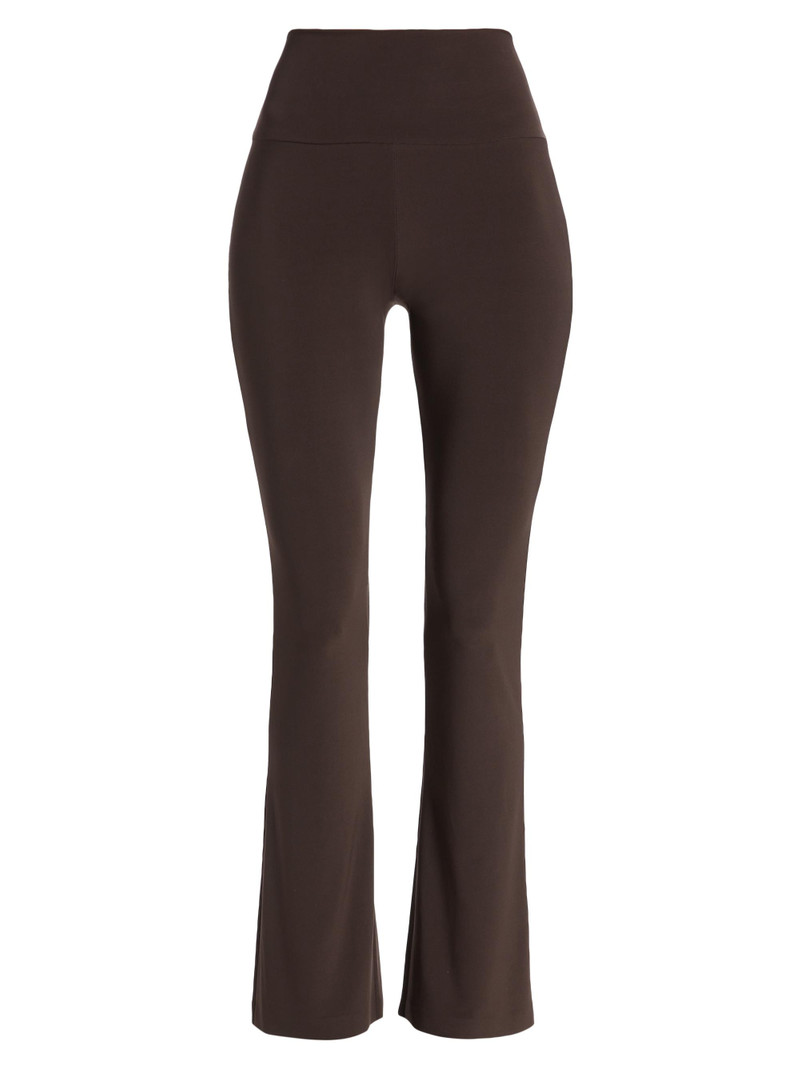 Women's High-Waisted Boot-Cut Pants - Chocolate 1