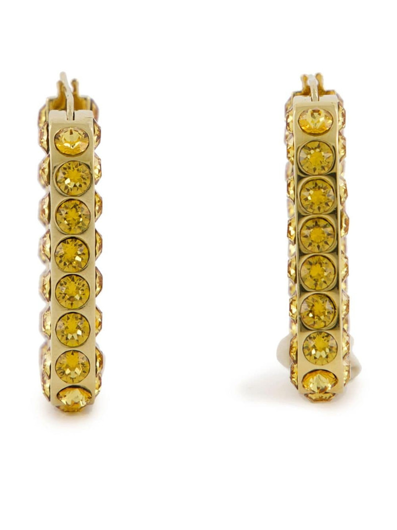 Amina Muaddi small Jah hoop earrings outlook