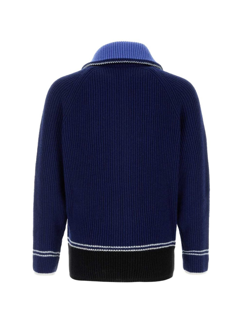 Marni zip wool blend cardigan outlook