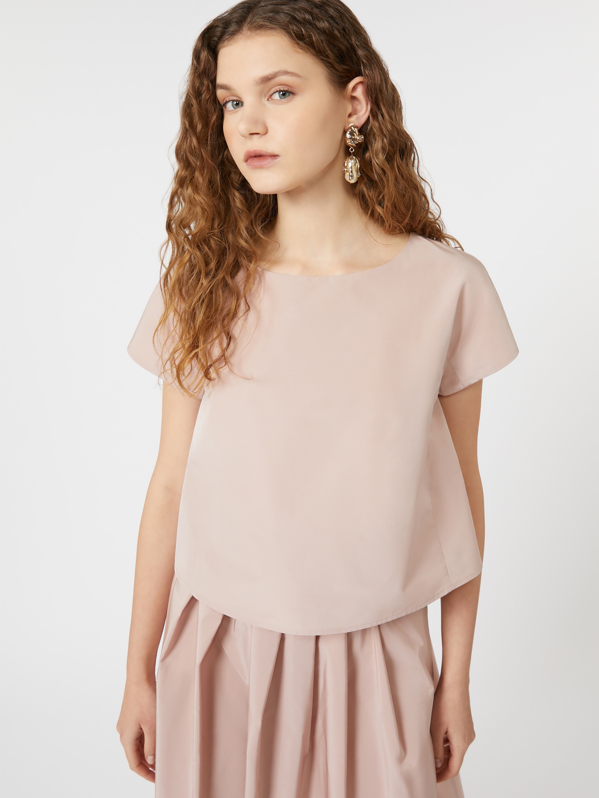 PARANA Taffeta boxy top - 5