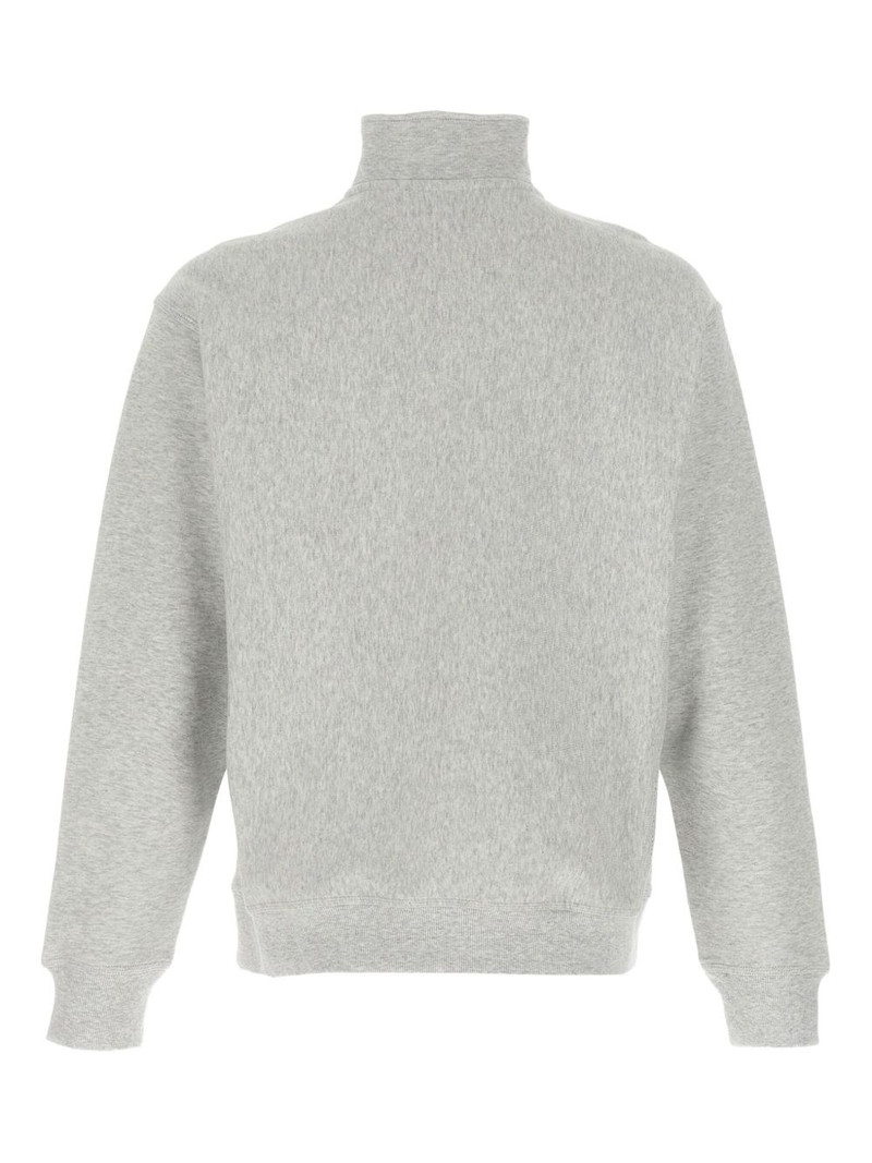Carhartt American Scrip half-zip embroidered-logo sweatshirt outlook