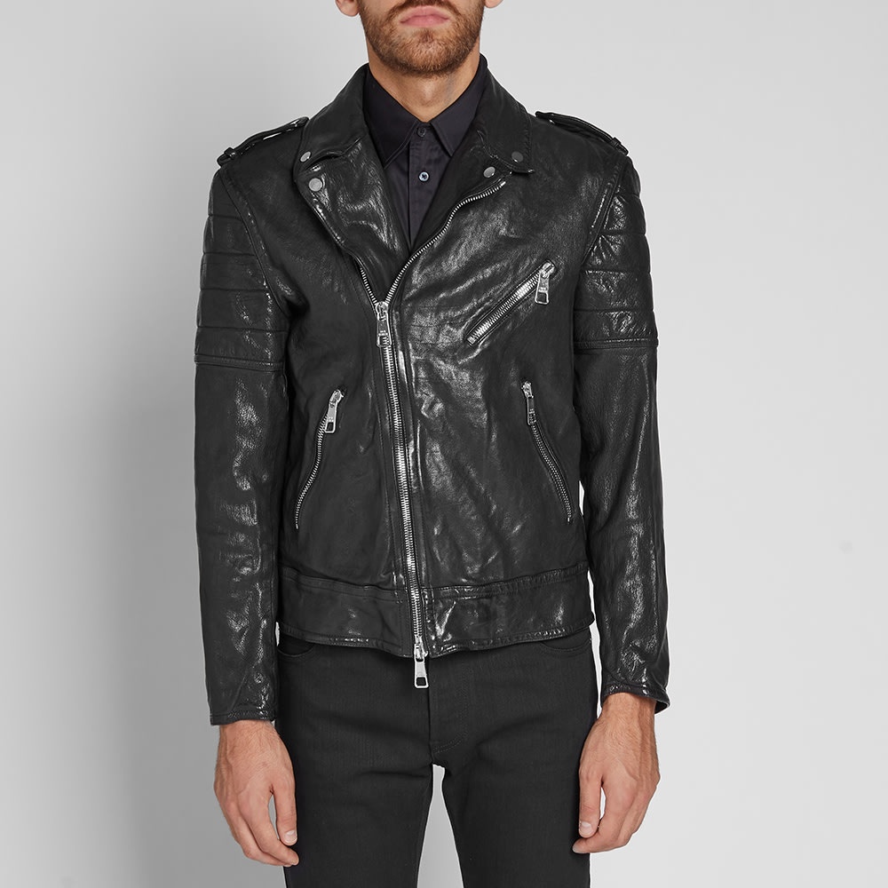 Neil Barrett Skinny Fit Biker Jacket - 5