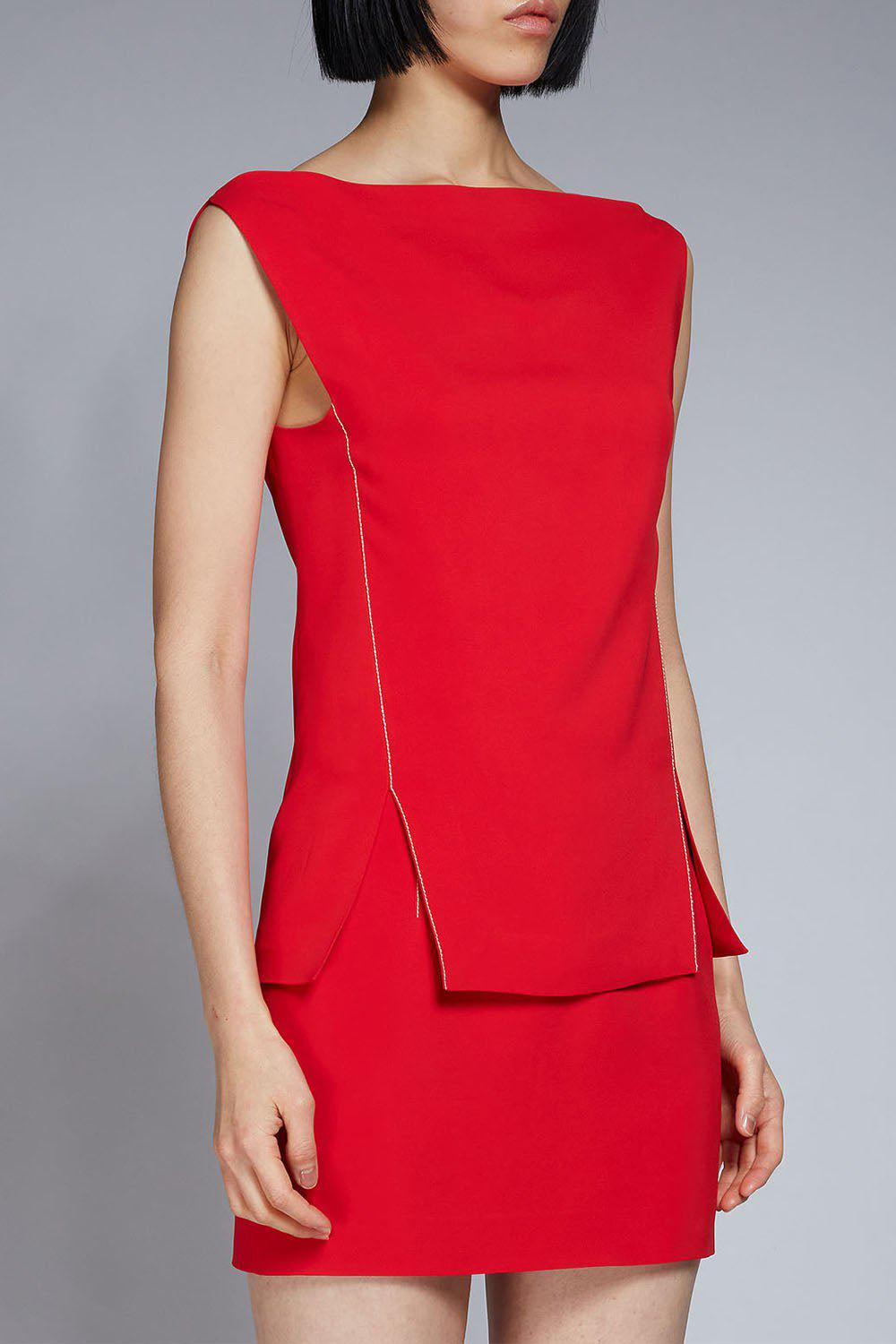 Cady Top - Lacquer Red - 3