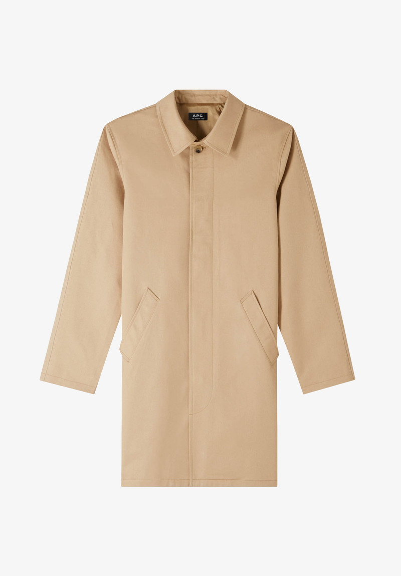 A.P.C. URBAN MAC - WATERPROOF COAT - ITALIAN COTTON - A.P.C. READY-TO-WEAR outlook
