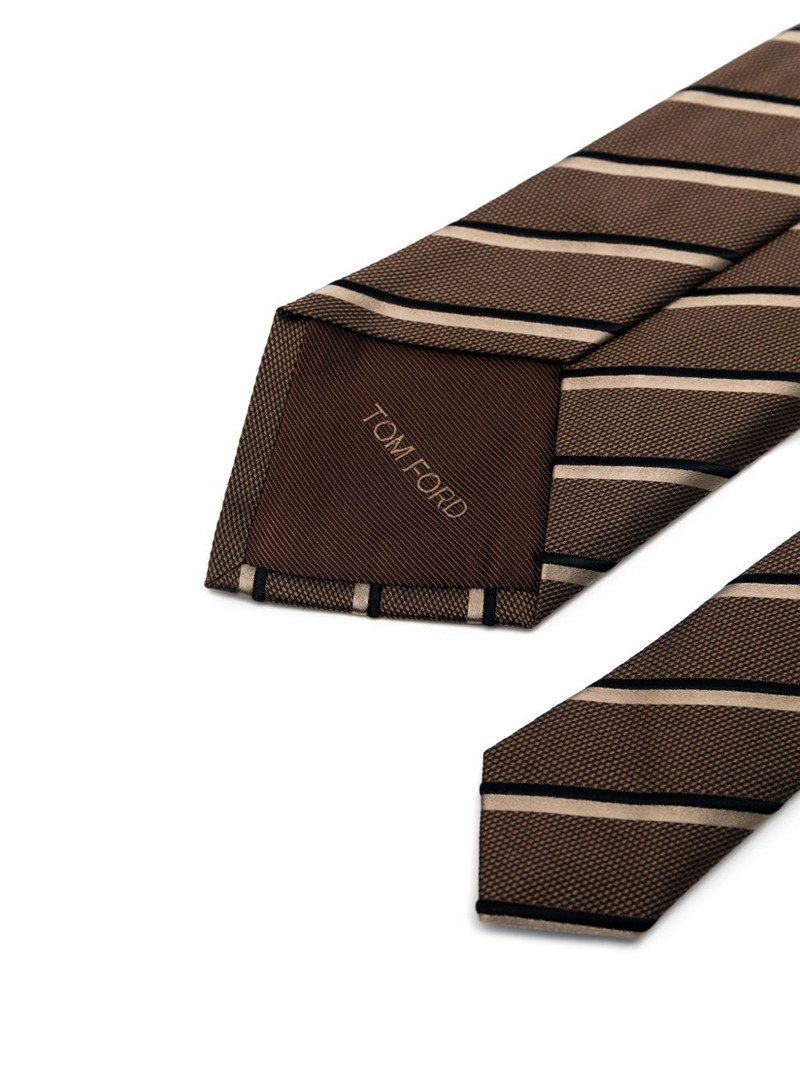TOM FORD striped tie outlook