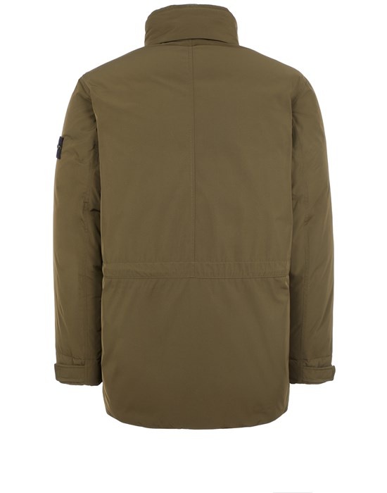 Stone Island 41726 MICRO TWILL DOWN OLIVE GREEN | REVERSIBLE
