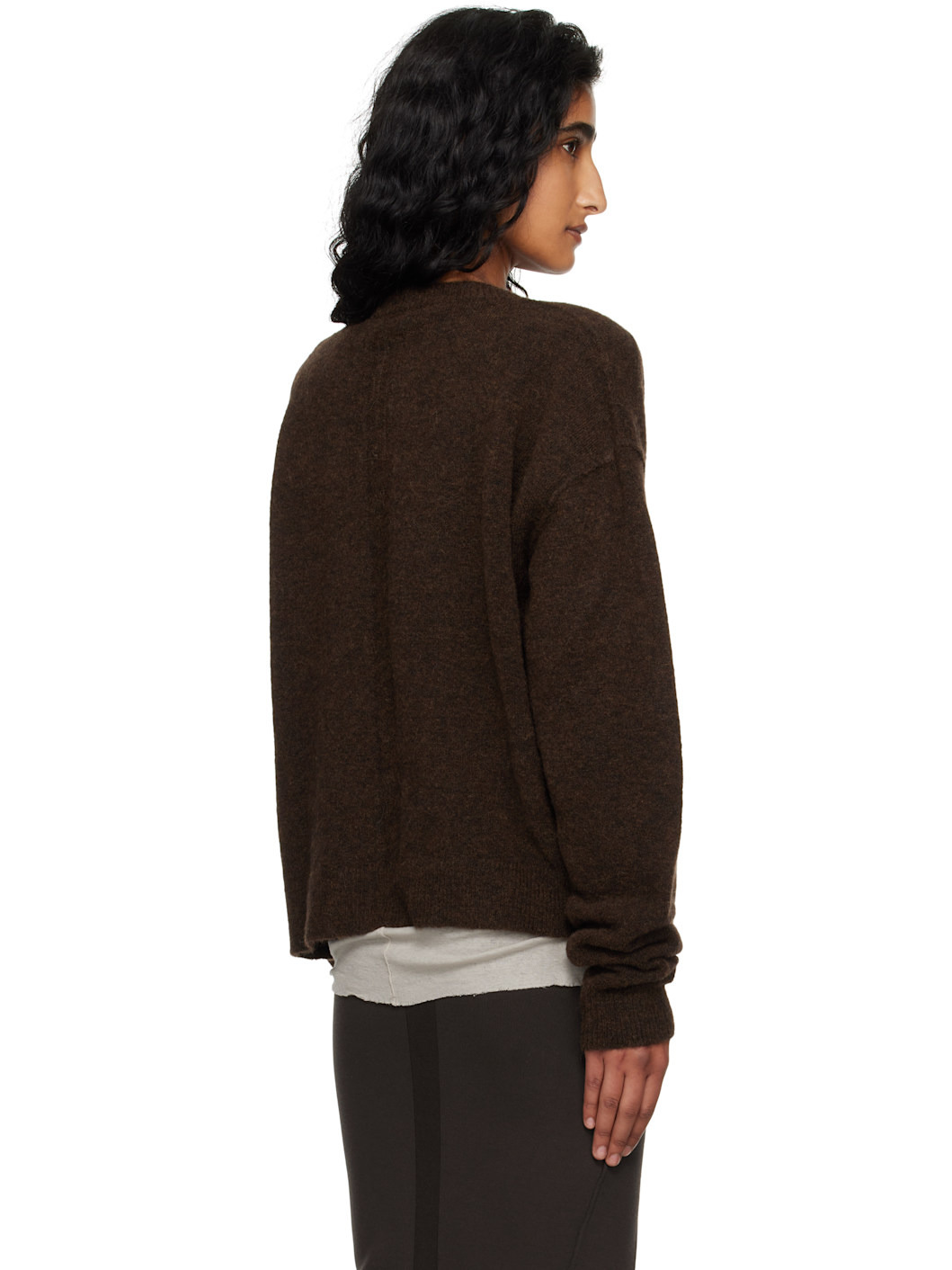 Brown Concordians Tommy V-Neck Sweater - 3