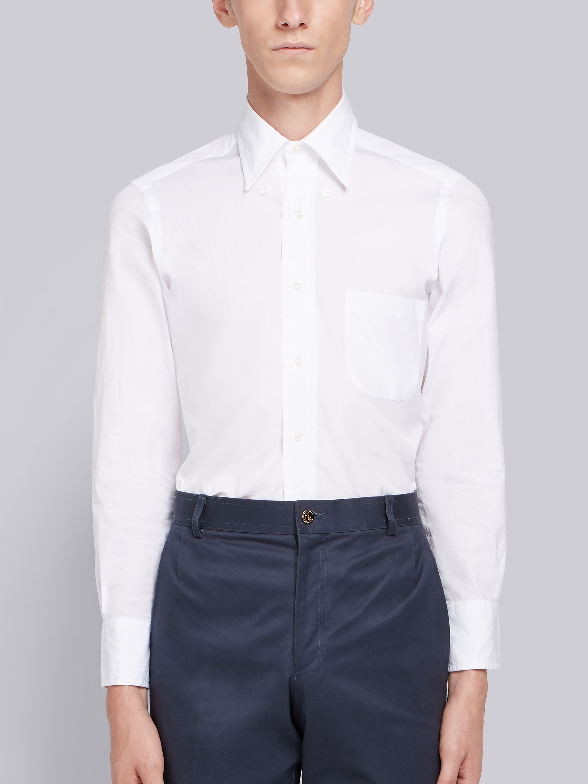 Classic Button-Down Poplin Shirt - 1