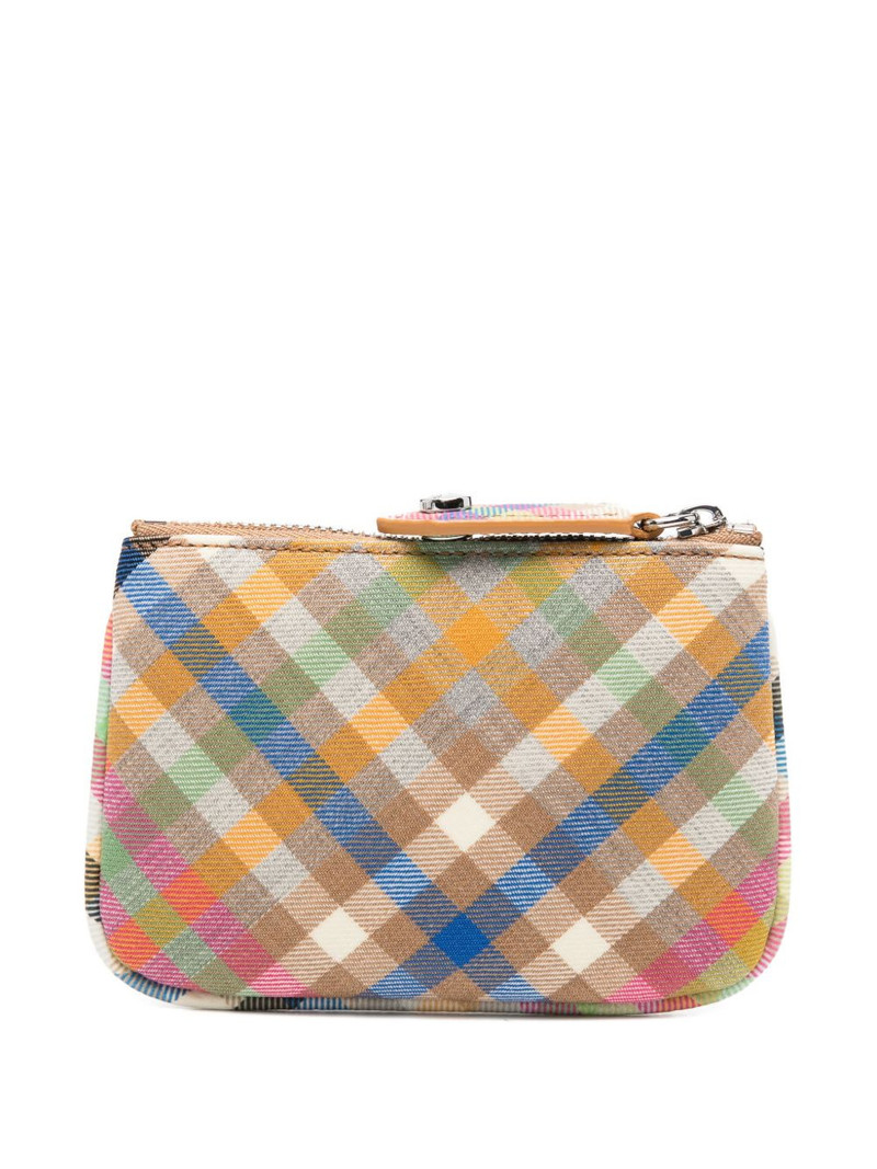 Vivienne Westwood checked Orb wallet outlook