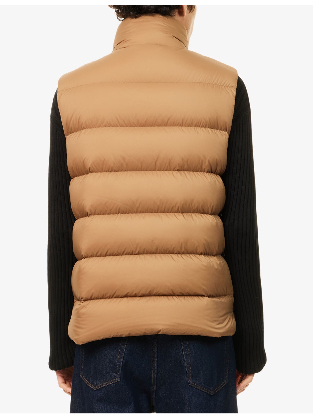 Tibb Brand-Badge Nylon-Down Gilet - 4