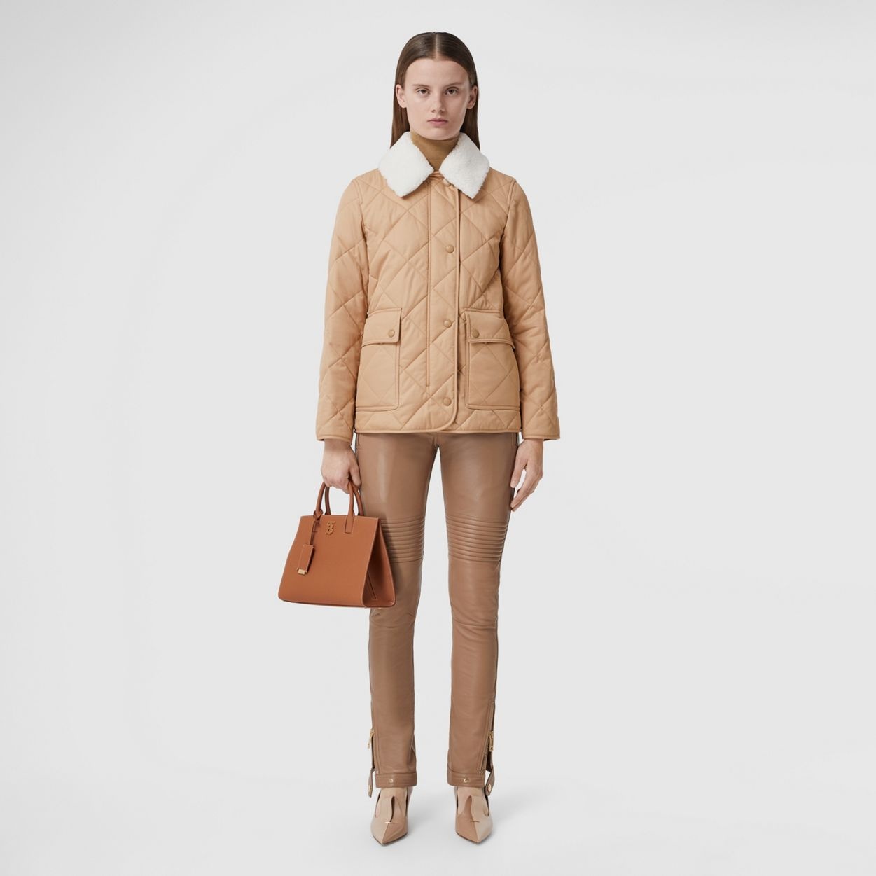 Diamond Quilted Cotton Gabardine Jacket - 2