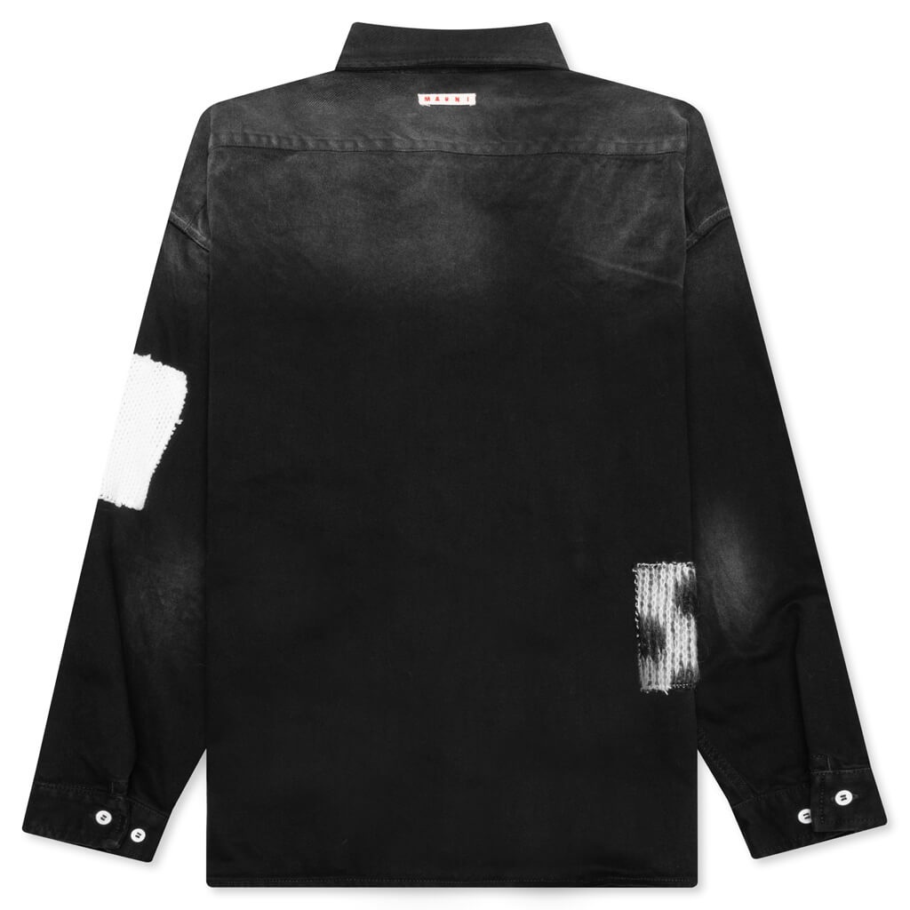 PATCHWORK SHIRT - BLACK - 2