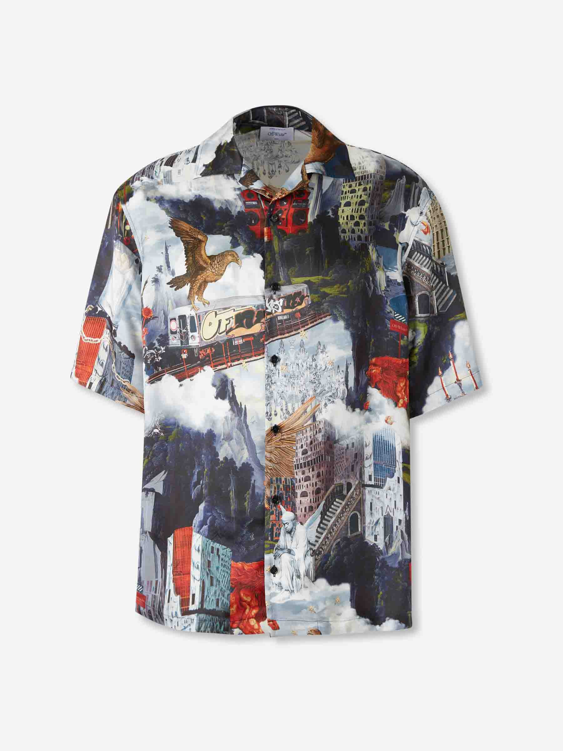 PRINTED SILK SHIRT - 1