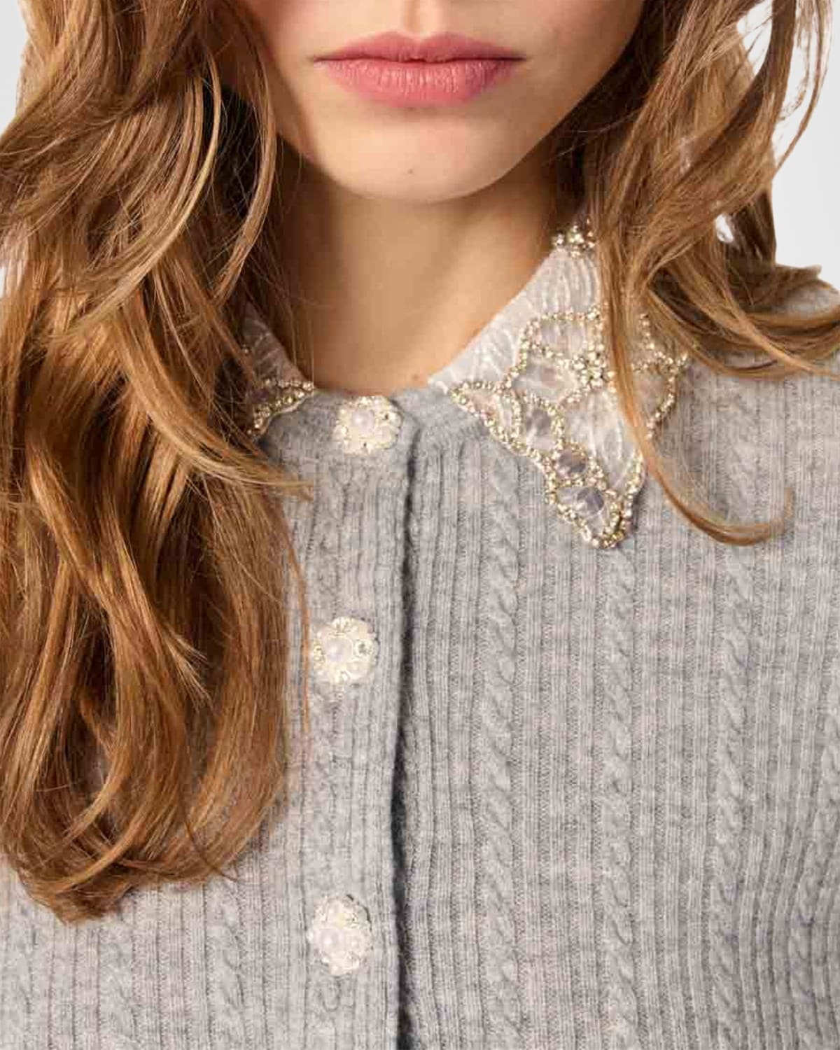 Miniou Cable-Knit Cardigan - 6