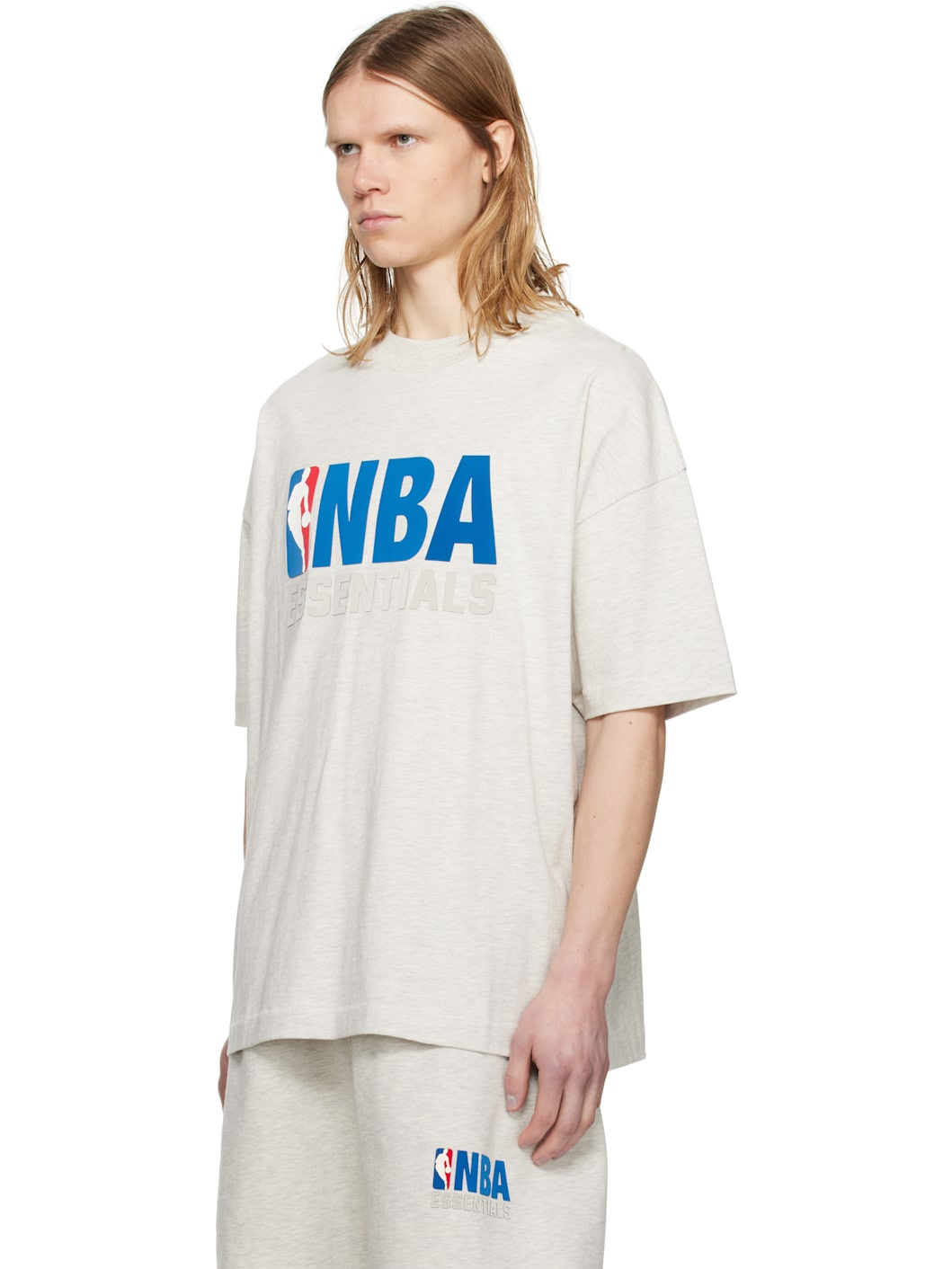 Gray NBA Short Sleeve T-shirt - 4
