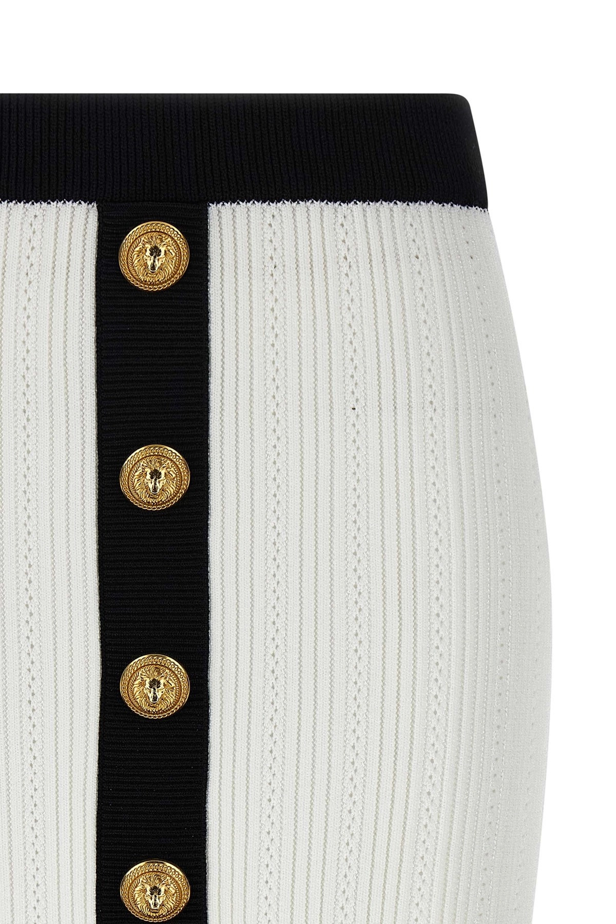 Two-tone miniskirt - 4