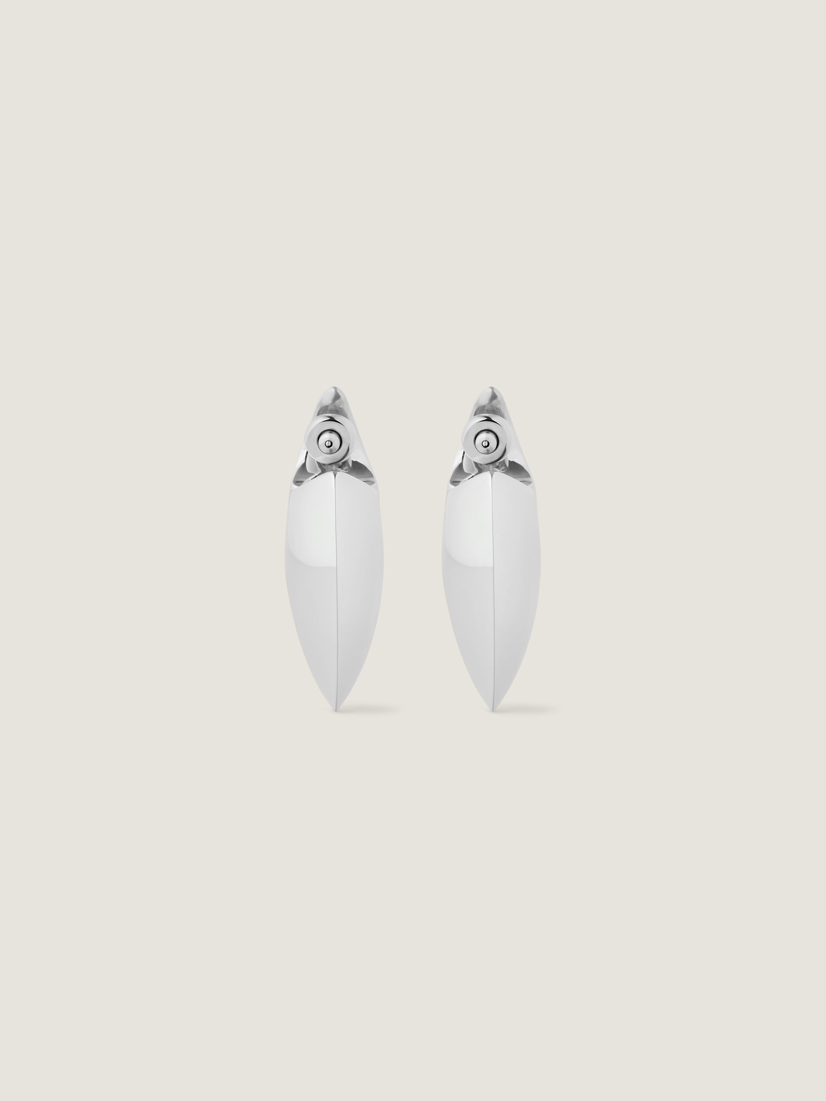 COCOON EARRINGS IN METAL - 3
