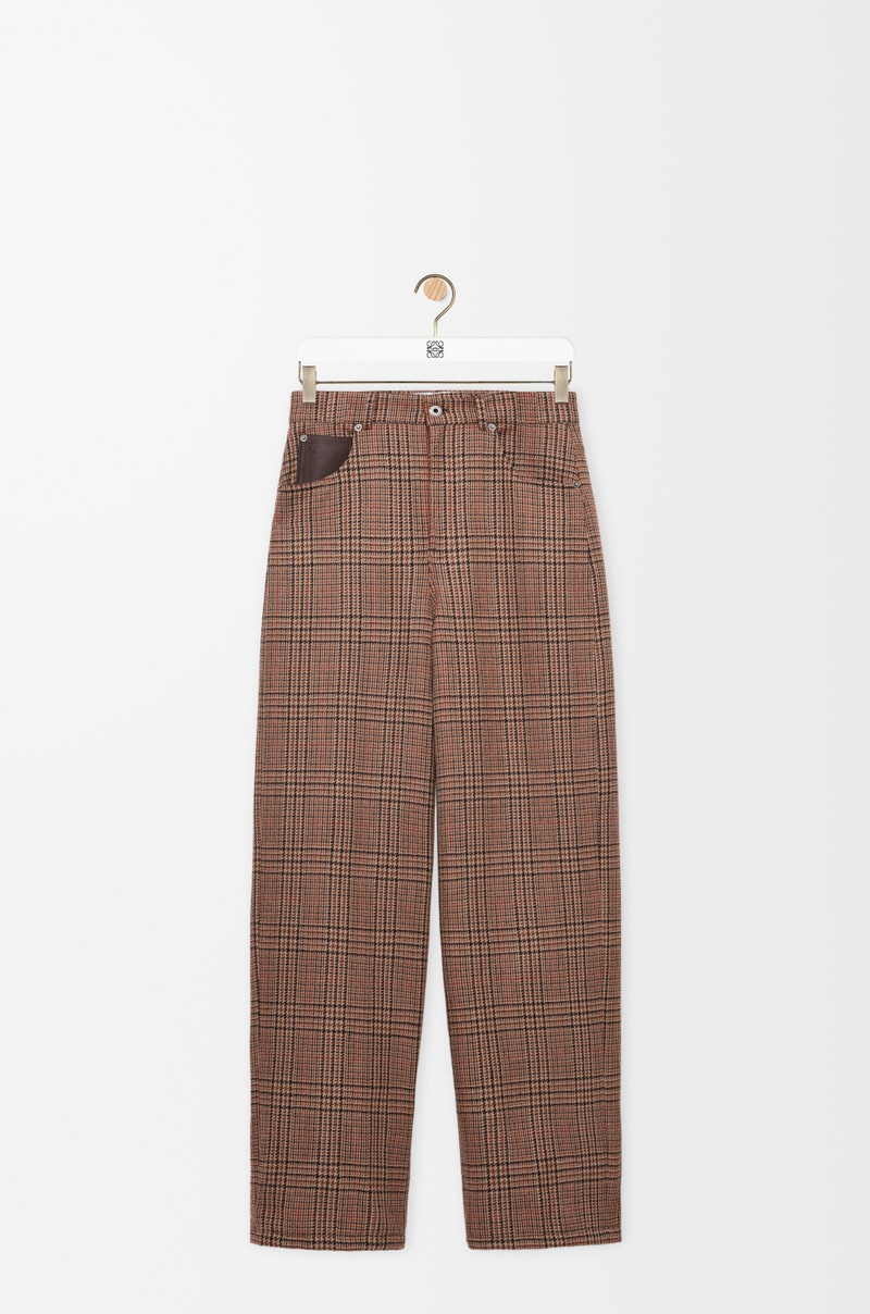 Barrel trousers in wool 1