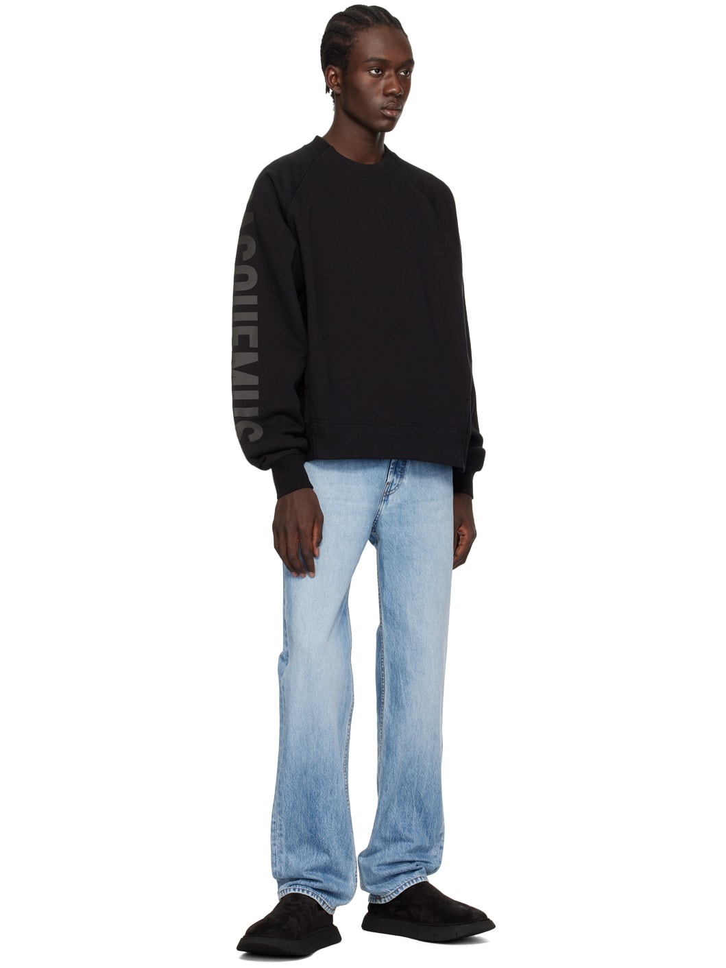 Black Les Classiques 'Le Sweatshirt Typo' Sweatshirt - 4