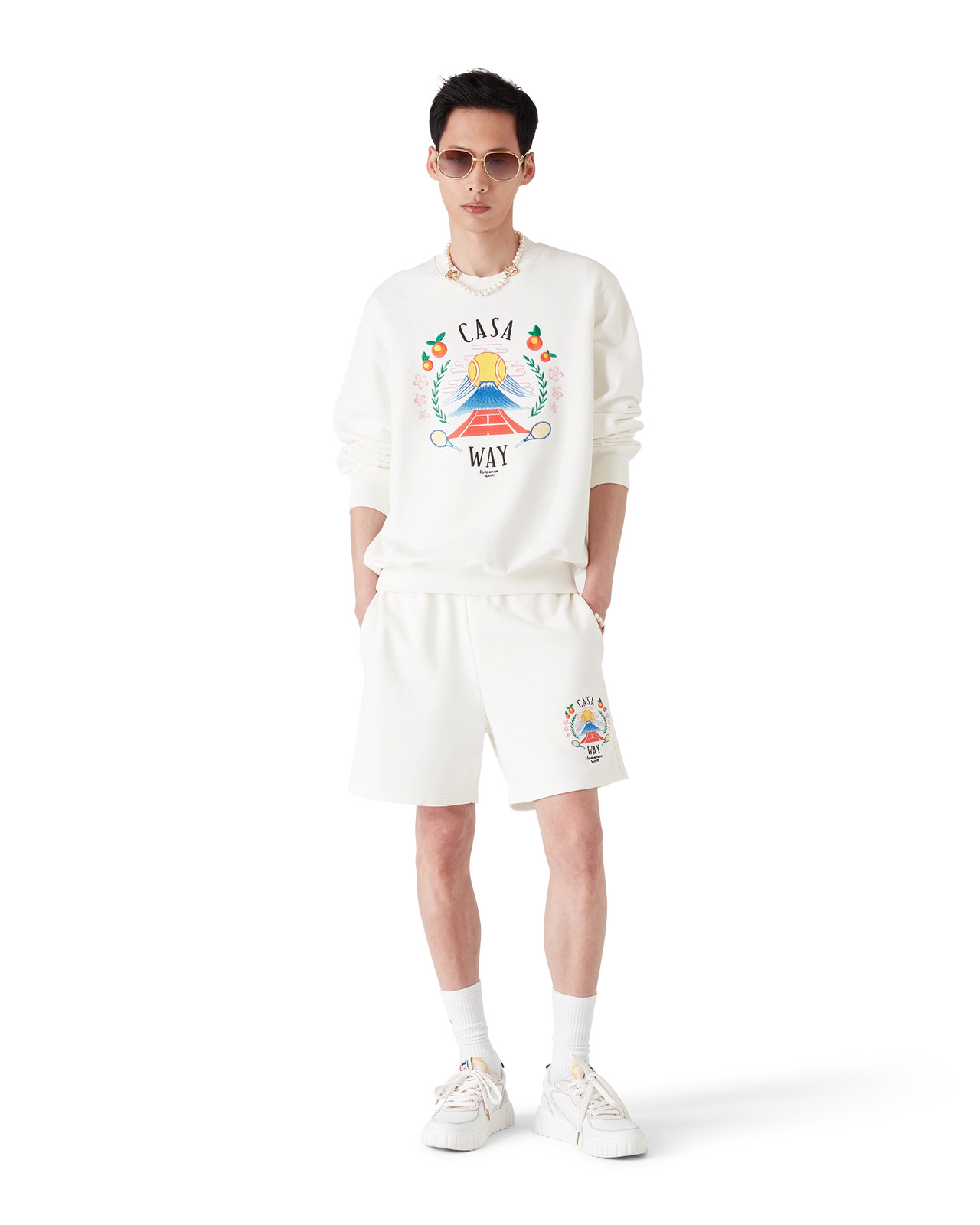 Casa Way Mountain Sweatshorts | Casablanca Paris - 2