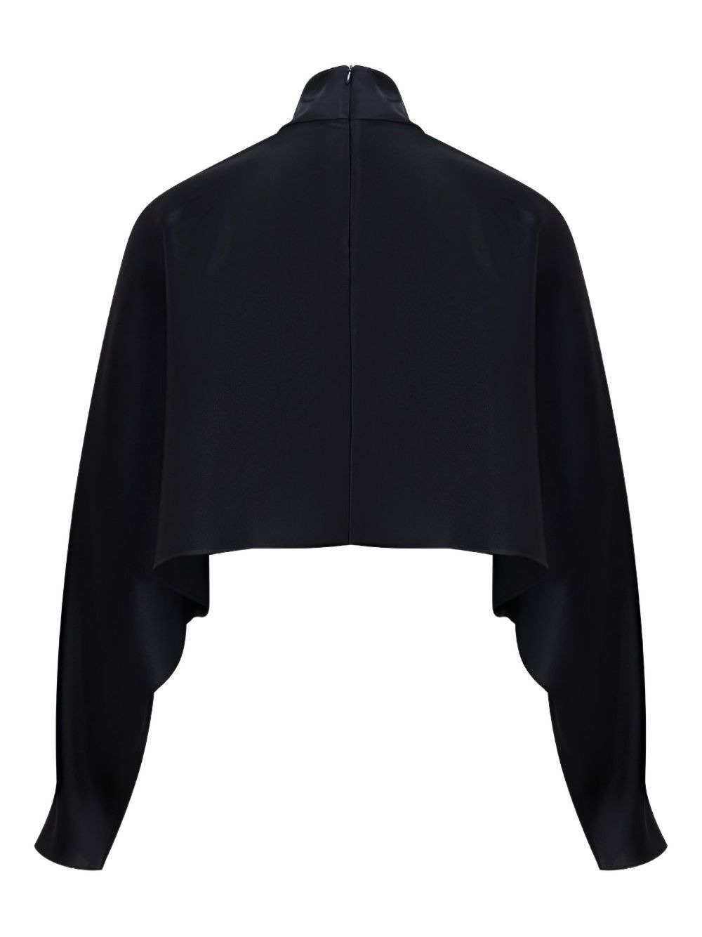 high-neck cropped top - 2
