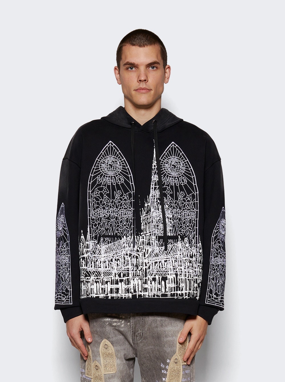 Cathedral Pullover Hoodie Coal - 3