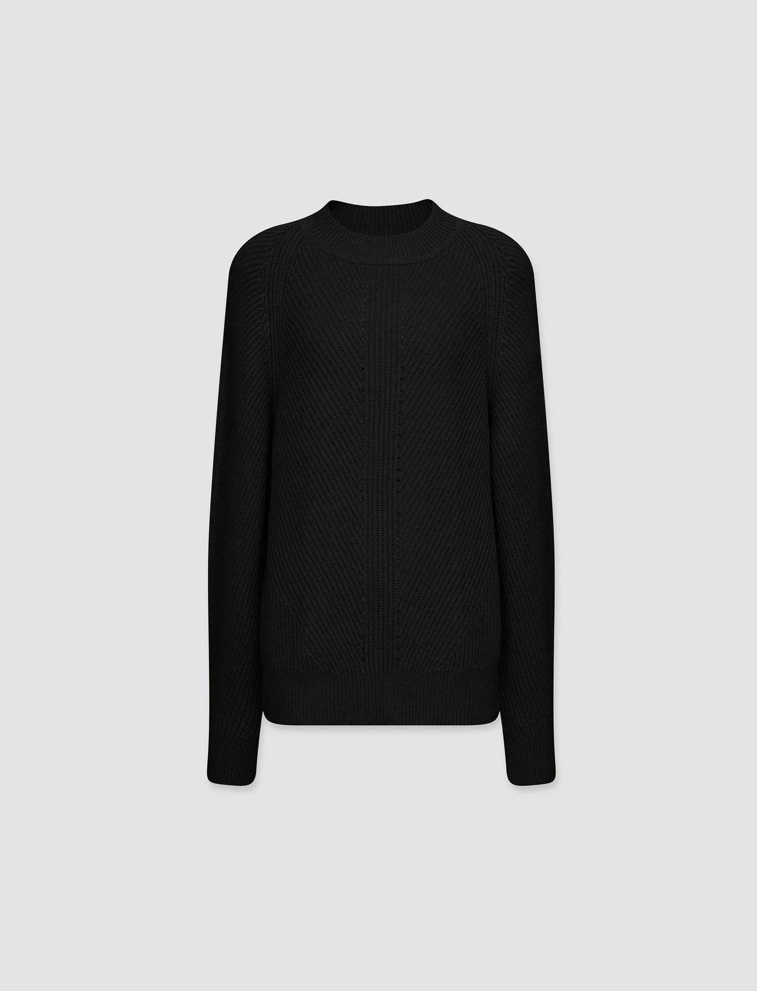 Luxe Cardigan Stitch Round Neck Jumper - 1