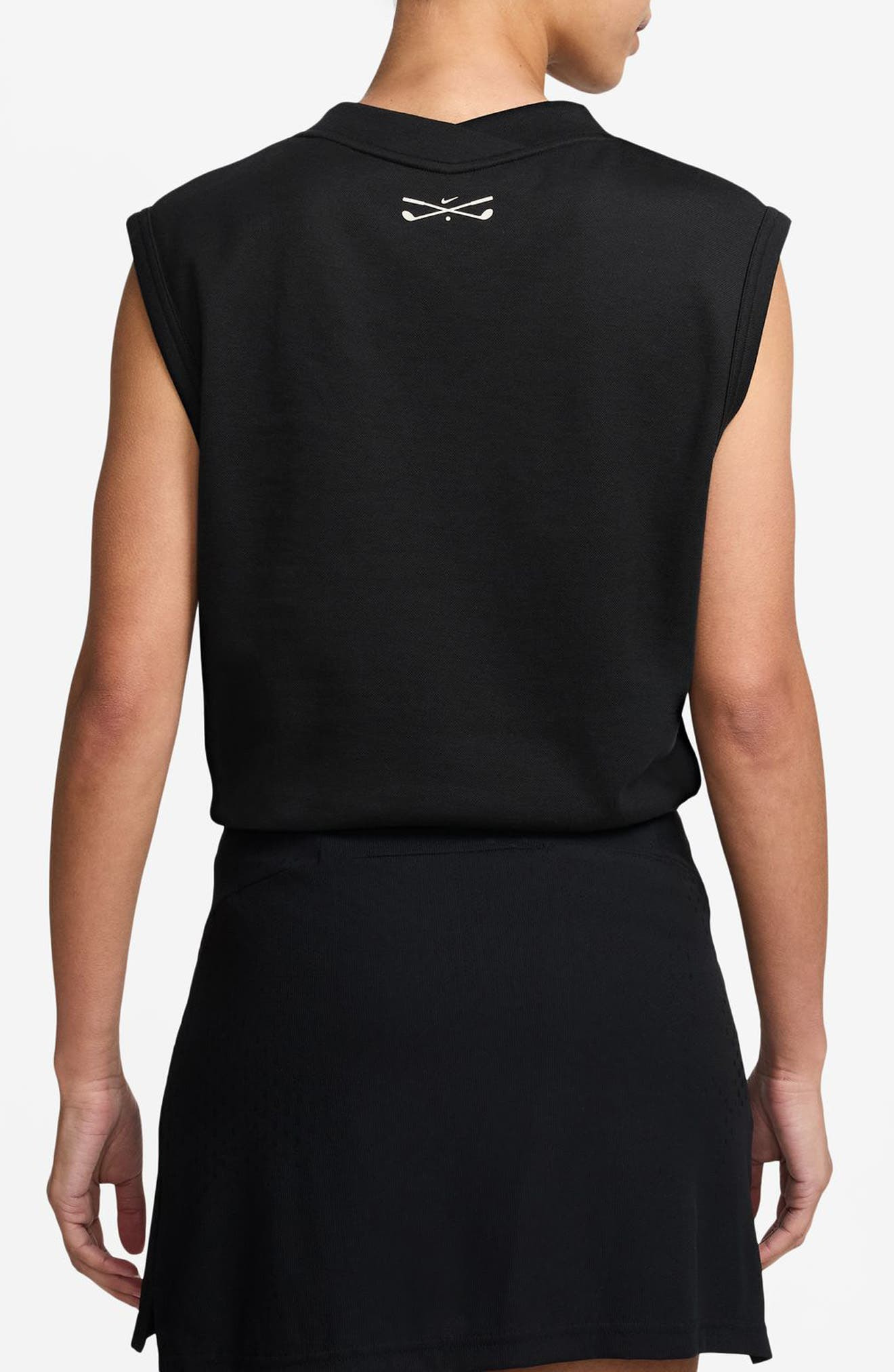 Nike V-Neck Golf Vest in Black/sail at Nordstrom - 2