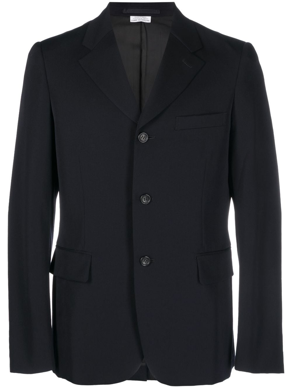 flared single-breasted coat - 1