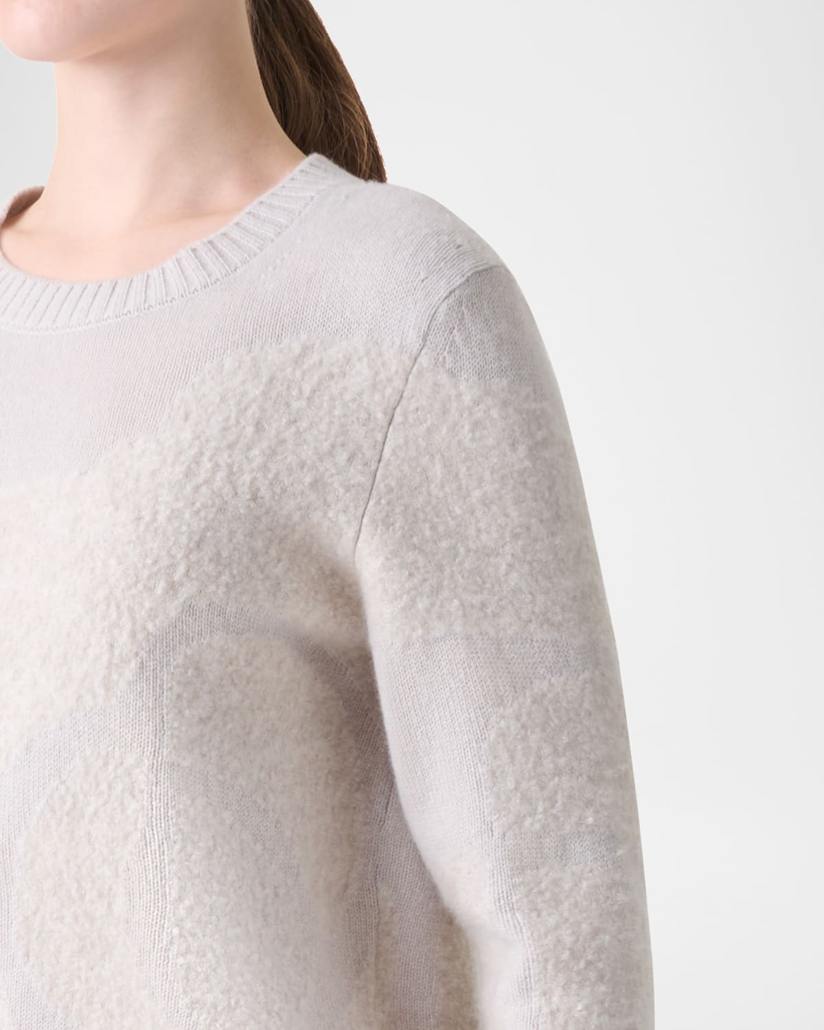 Anemone Boucle Cashmere-Silk Knit Sweater - 5